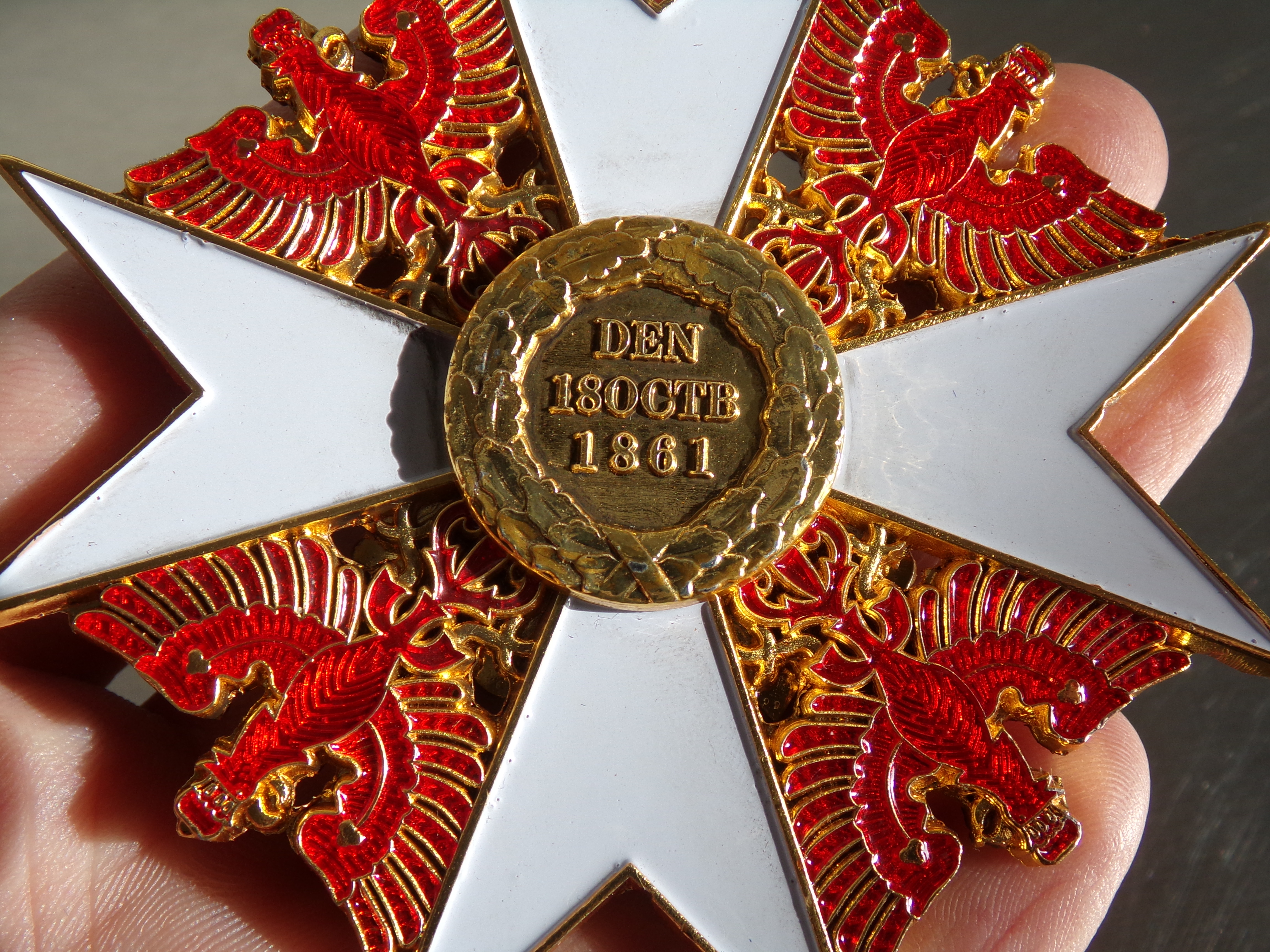 Řád červené orlice - Pruský velkokříž řádu červené orlice