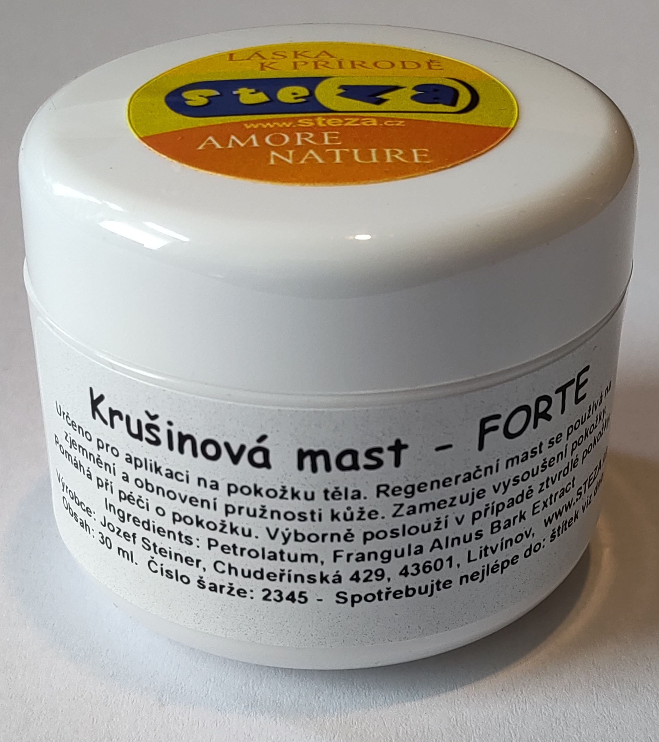 Tinktur - Krušinová mast - FORTE, 5x 30 ml.