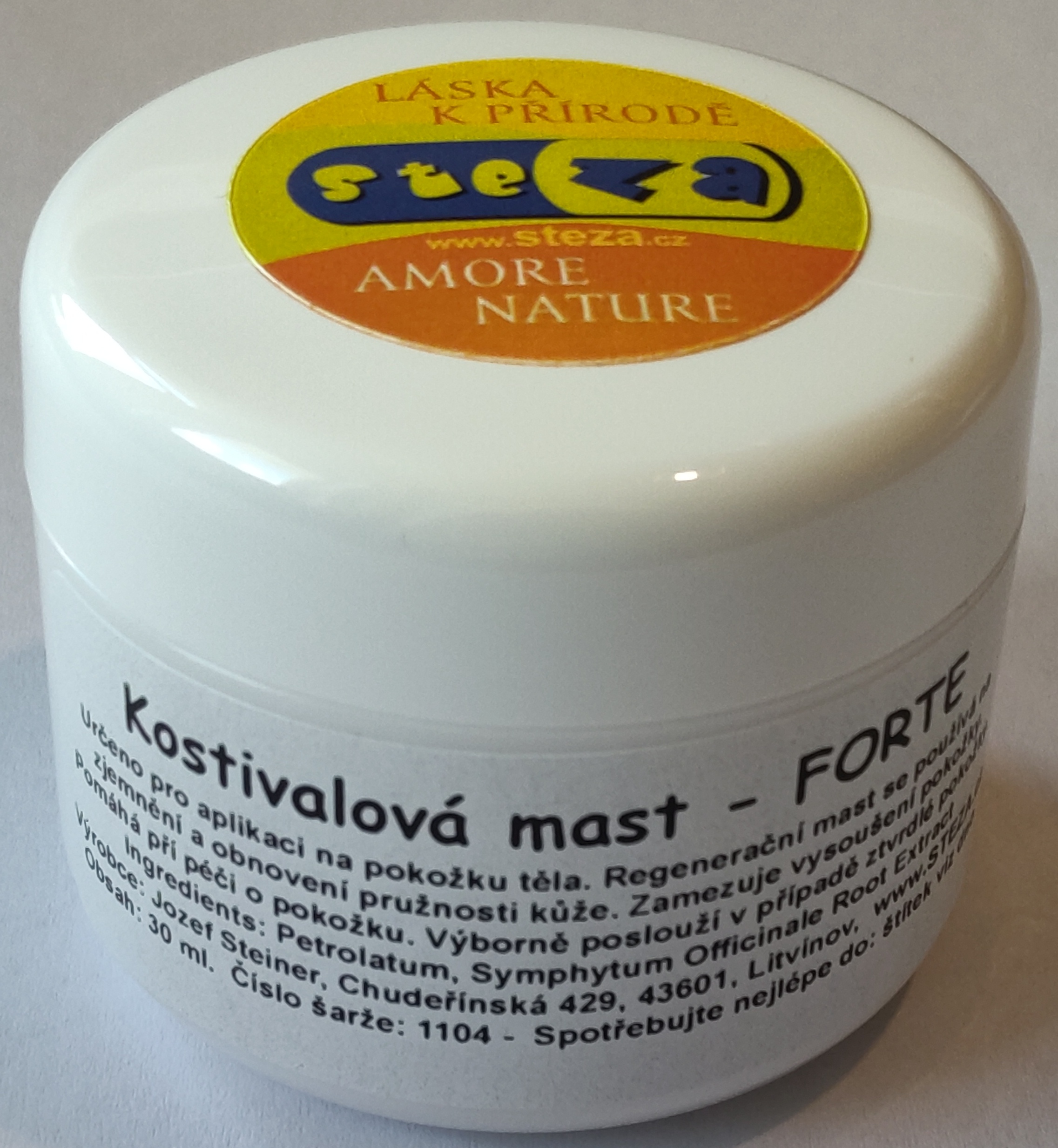 Tinktur - Kostivalová mast - FORTE, 5 kelímek