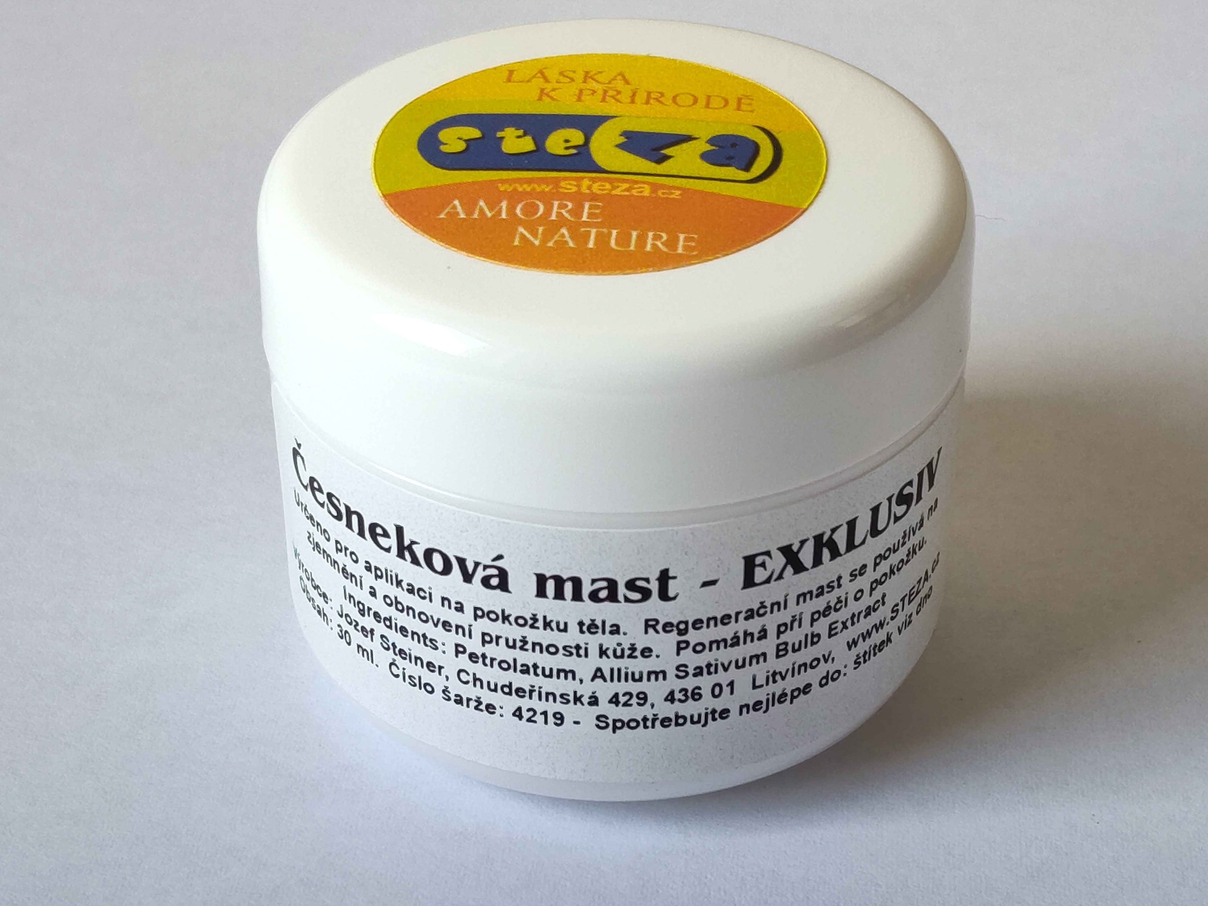 Tinktur - Česneková mast - EXKLUSIV 3x 30 ml.