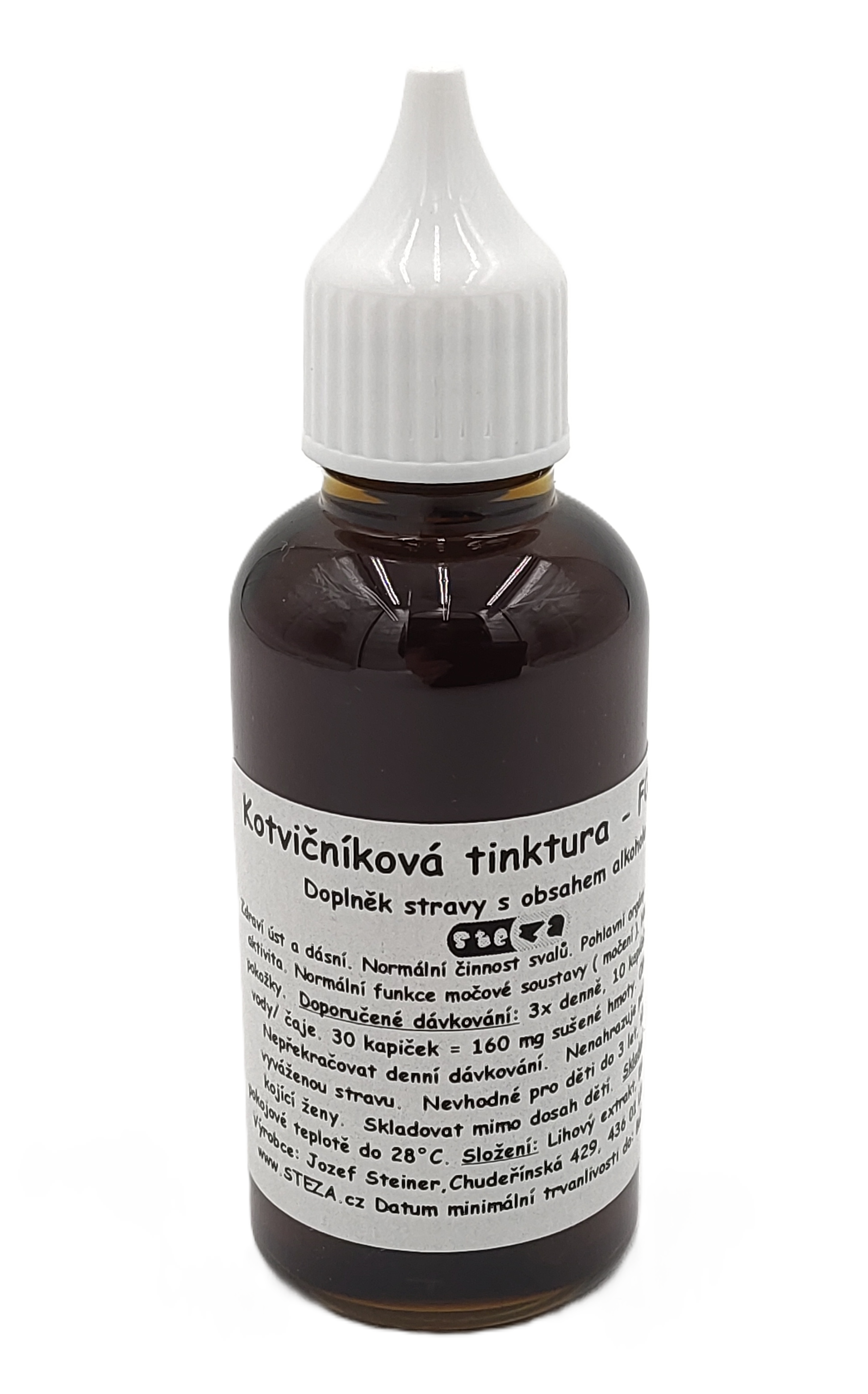 Tinktur - Kotvičníková tinktura - FORTE 50 ml. - HORMONÁLNÍ AKTIVITA !!!