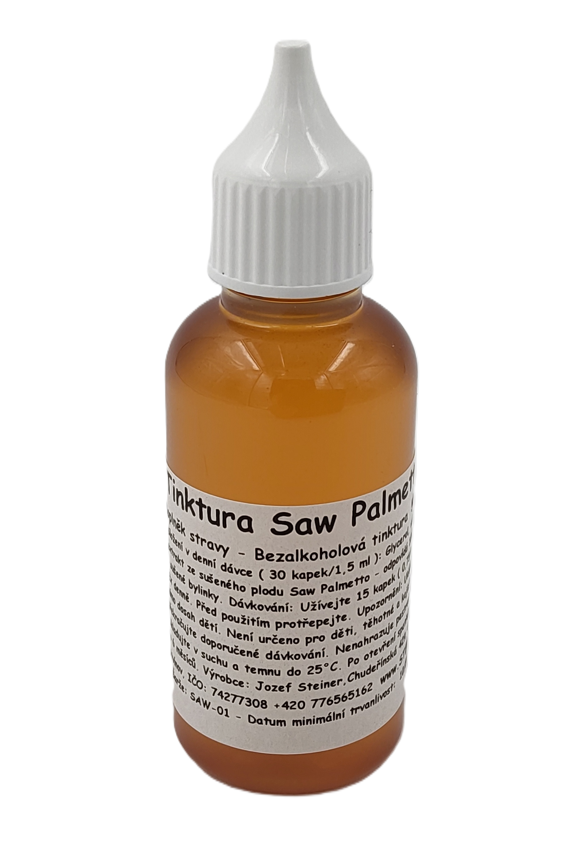 TINKTUR - Tinktura Saw Palmetto 5x 50 ml. +1 kus navíc zdarma