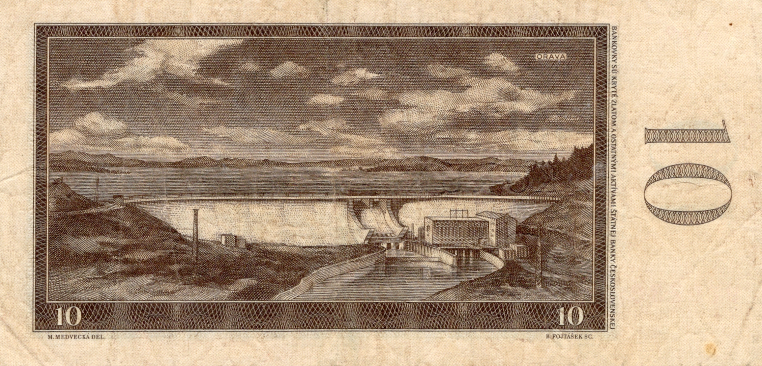 Bankovka 10 korun 1960, Série S69 979738