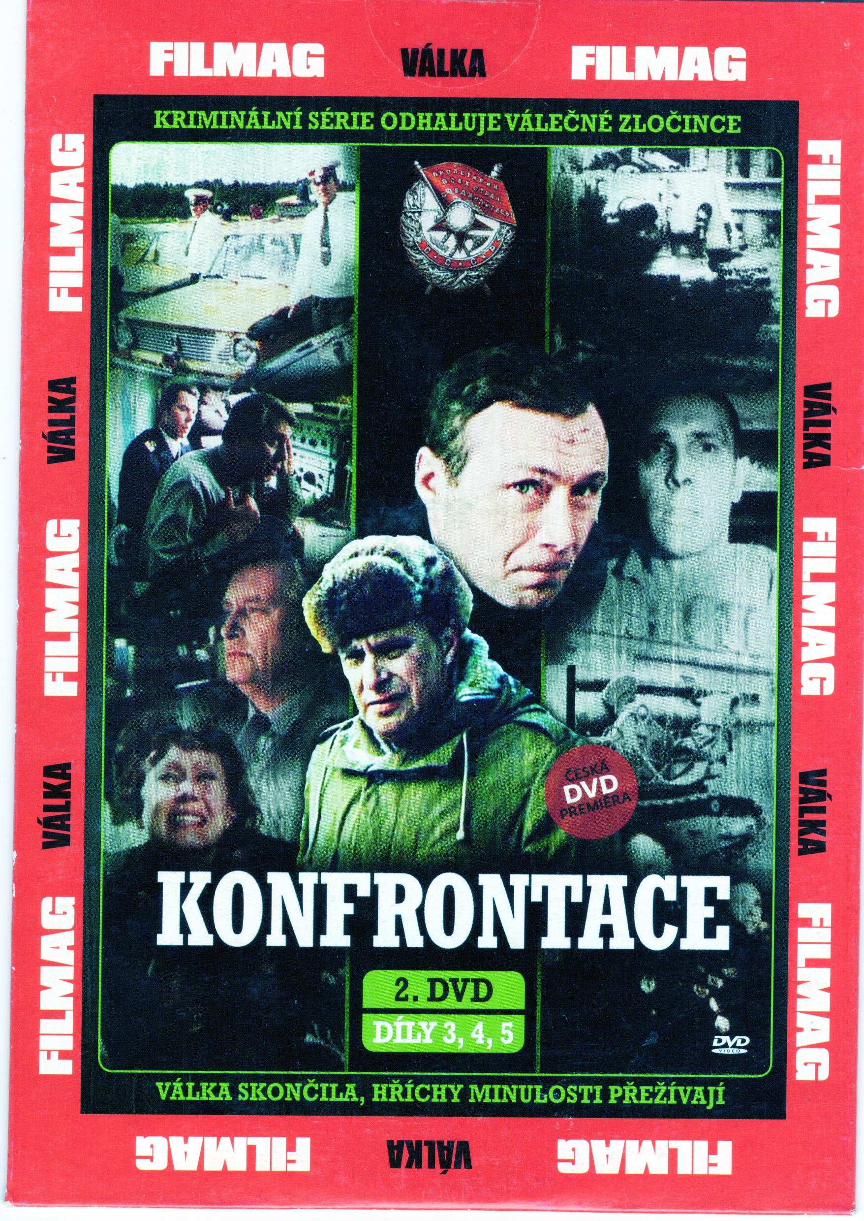 DVD KONFRONTACE ( 1 + 2 DÍL ) Kriminální série odhaluje válečné zločince