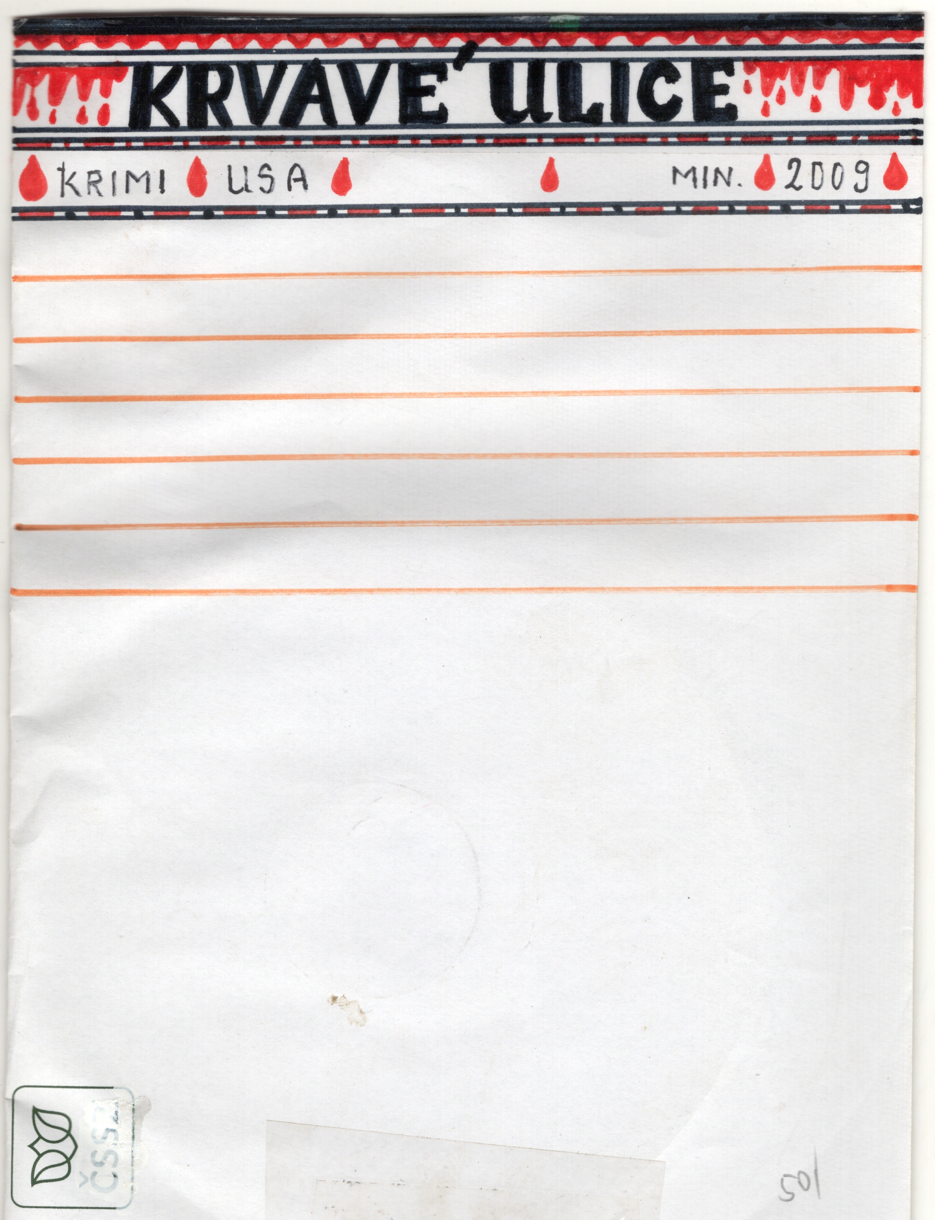 DVD Krvavé ulice, Krimi 2009