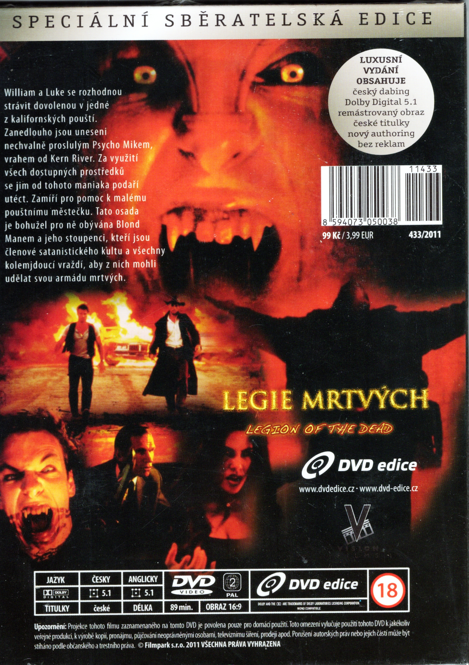 DVD Legie mrtvých