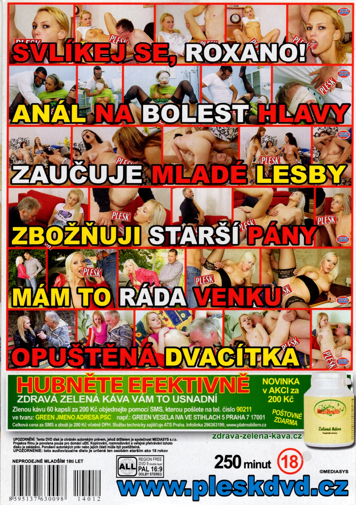 DVD PORNO - PLESK - Svlíkej se, Roxano !