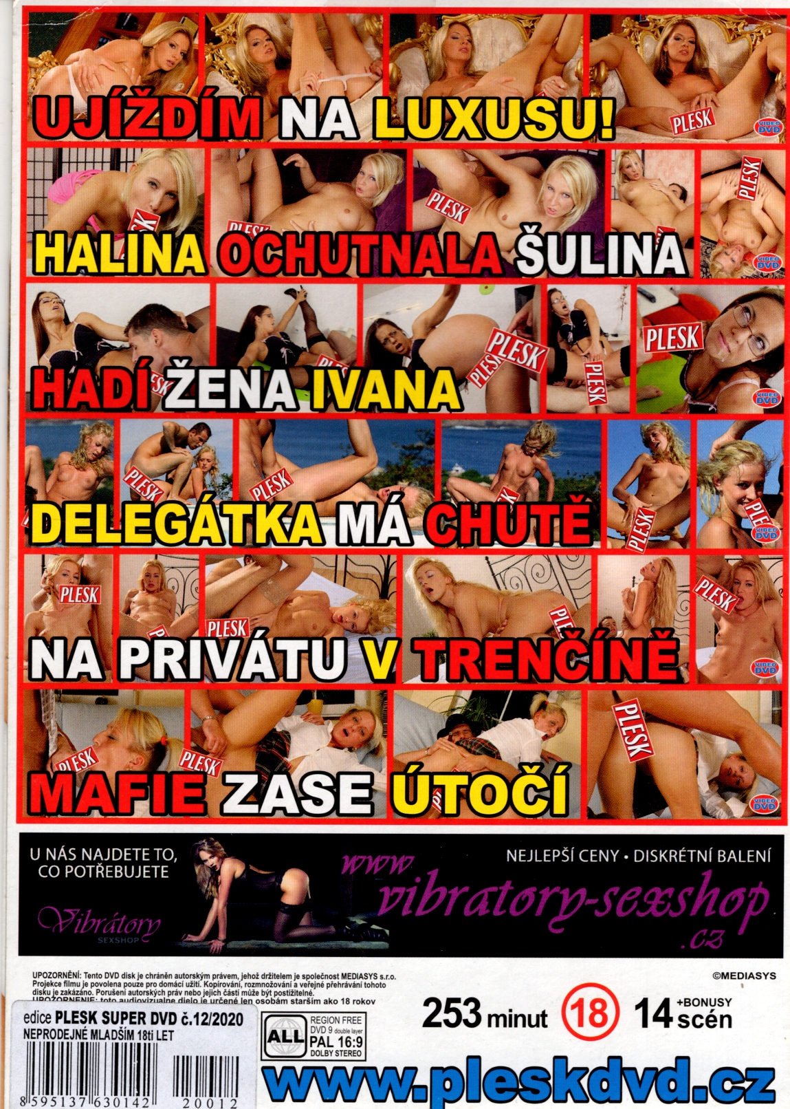 DVD PORNO - PLESK - Vega 27 let, Ujíždím na LUXUSU !