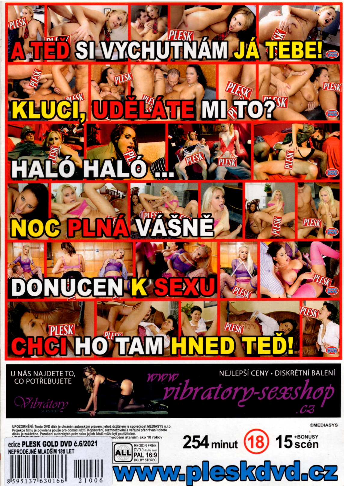 DVD PORNO - PLESK GOLD - Darja 19 let, A teď si vychutnám já TEBE !