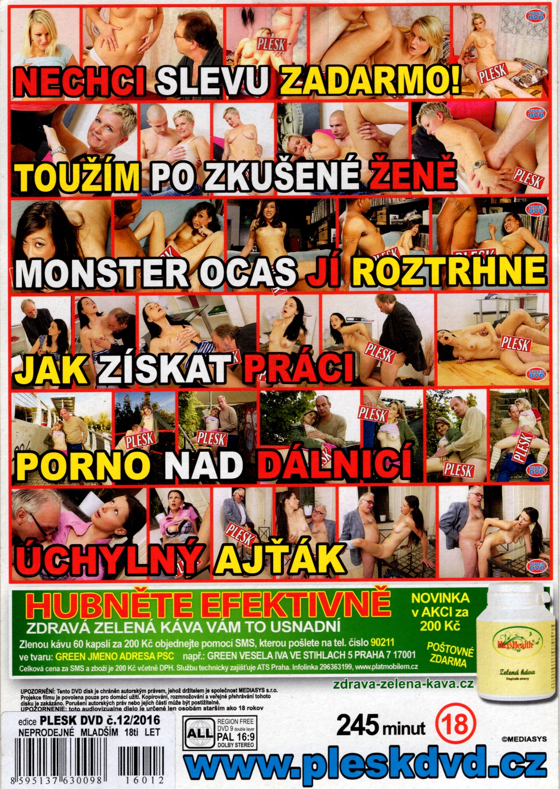 DVD PORNO - PLESK Ingrid, Nechci slevu ZADARMO !