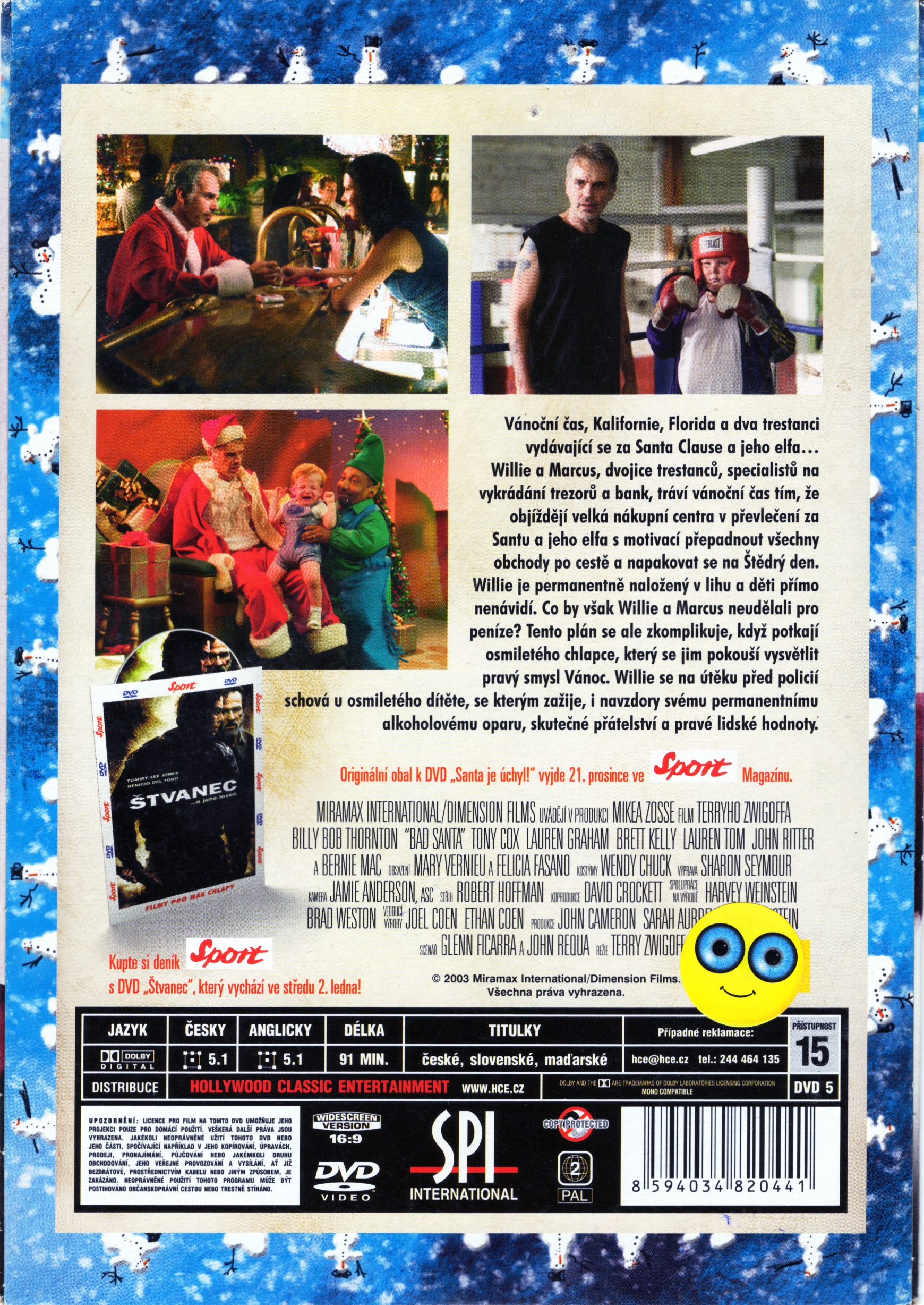 DVD Pohádka Santa je úchyl !