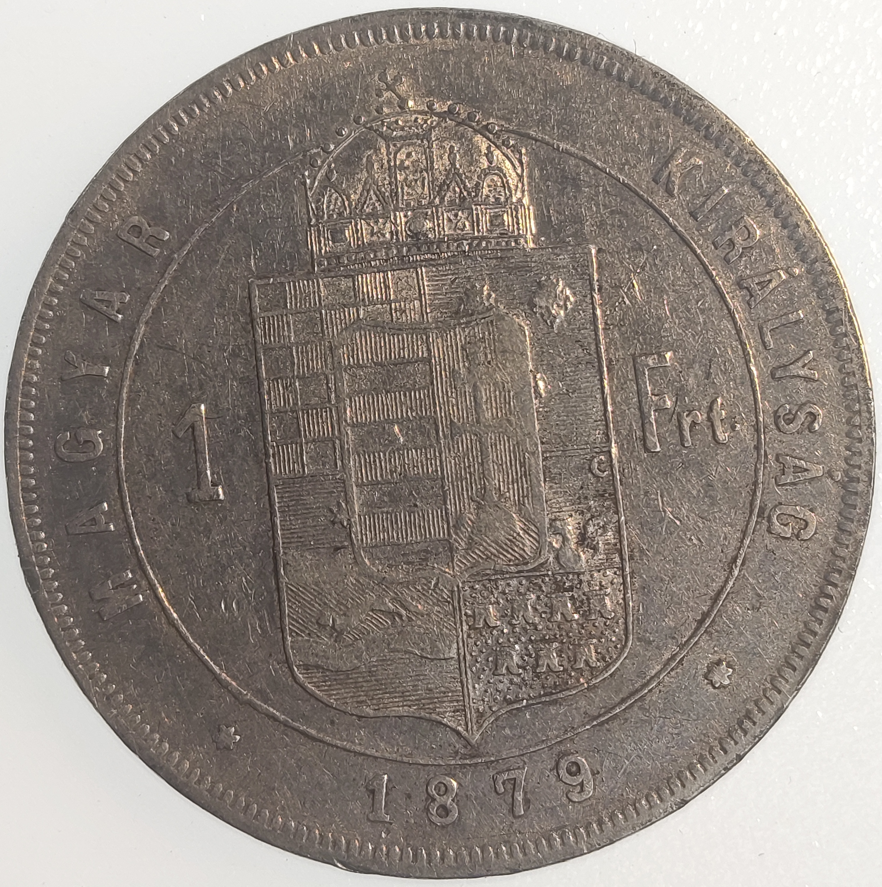 Stříbrný 1 Zlatník 1879 KB František Josef I.