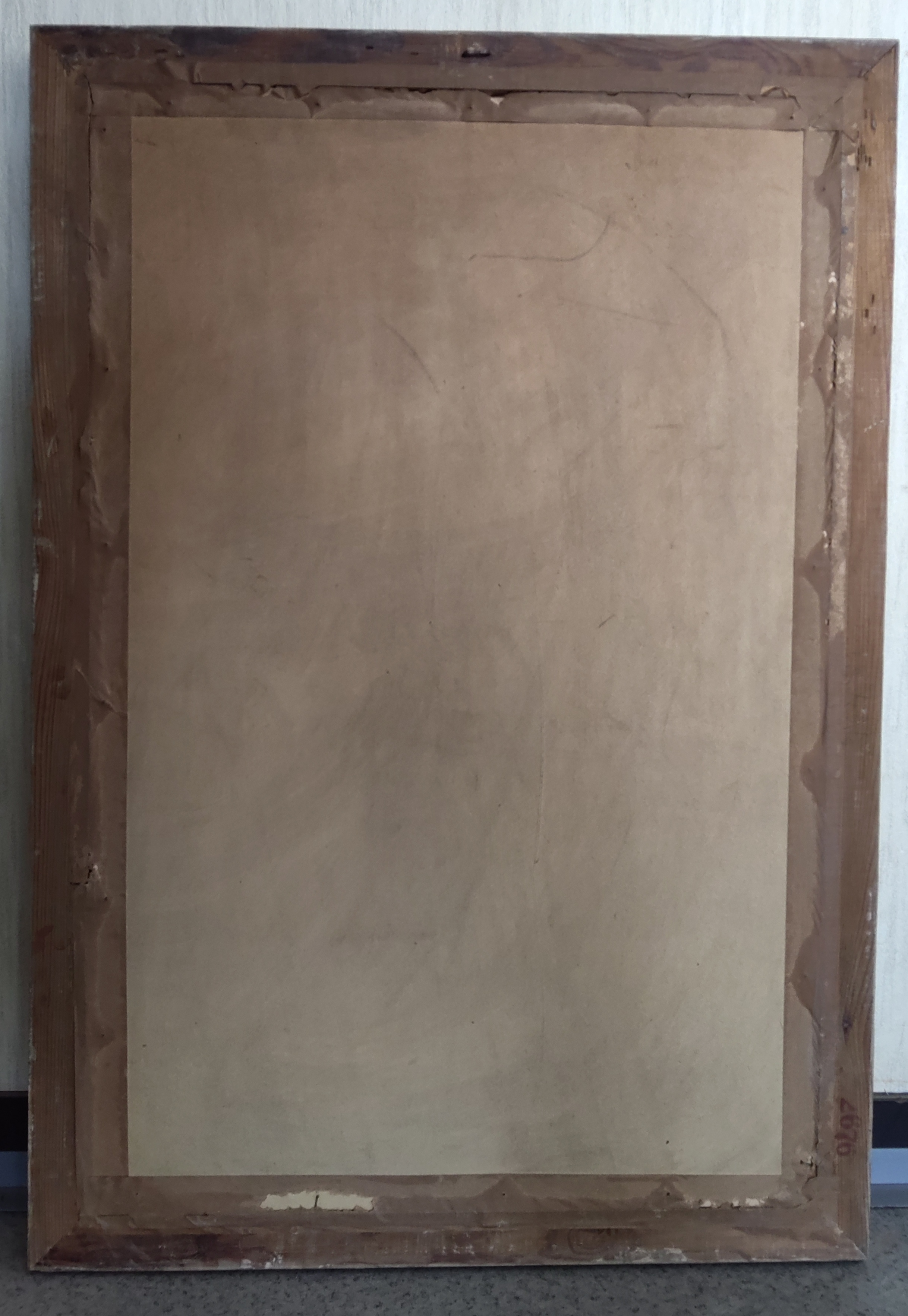 Obraz Jaroslav Štika 95cm x 66cm ! Akt č.9, ZASKLENO !