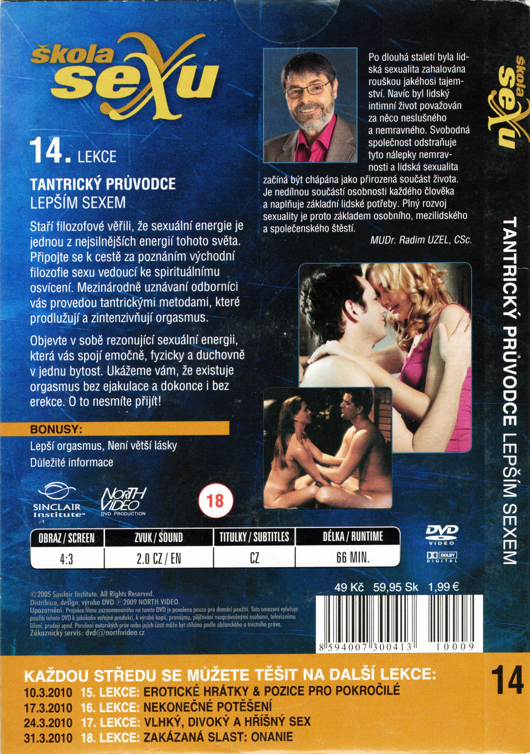 Škola SEXU Lekce 14. TANTRICKÝ PRŮVODCE LEPŠÍM SEXEM