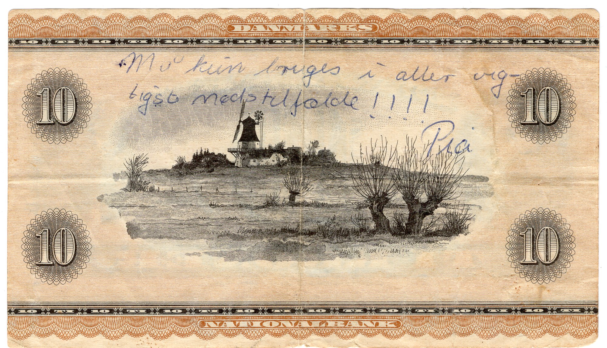 Bankovka 10 korun 1936 C7737B
