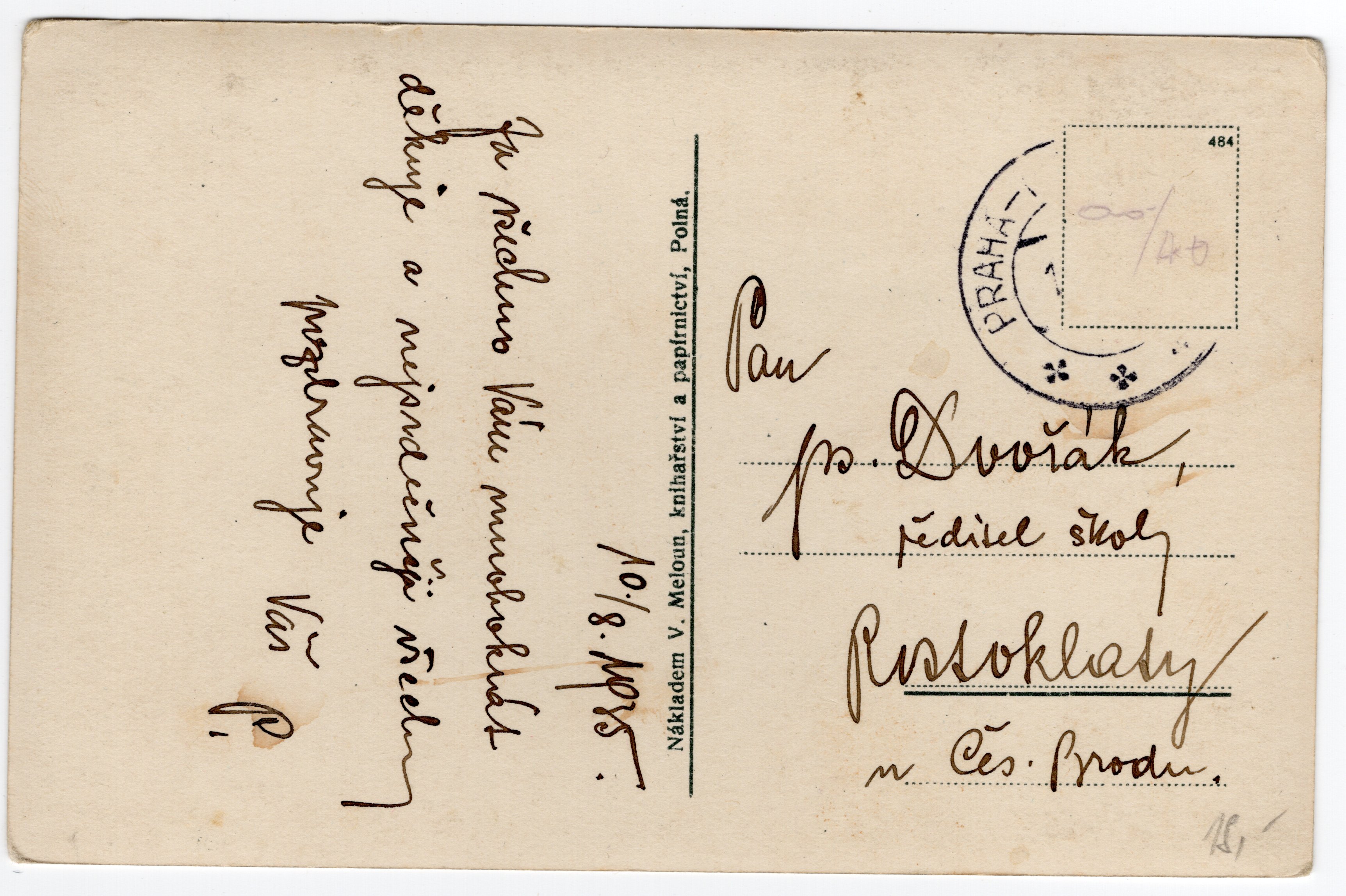 Stará Pohlednice Polná, Celkový pohled 1935