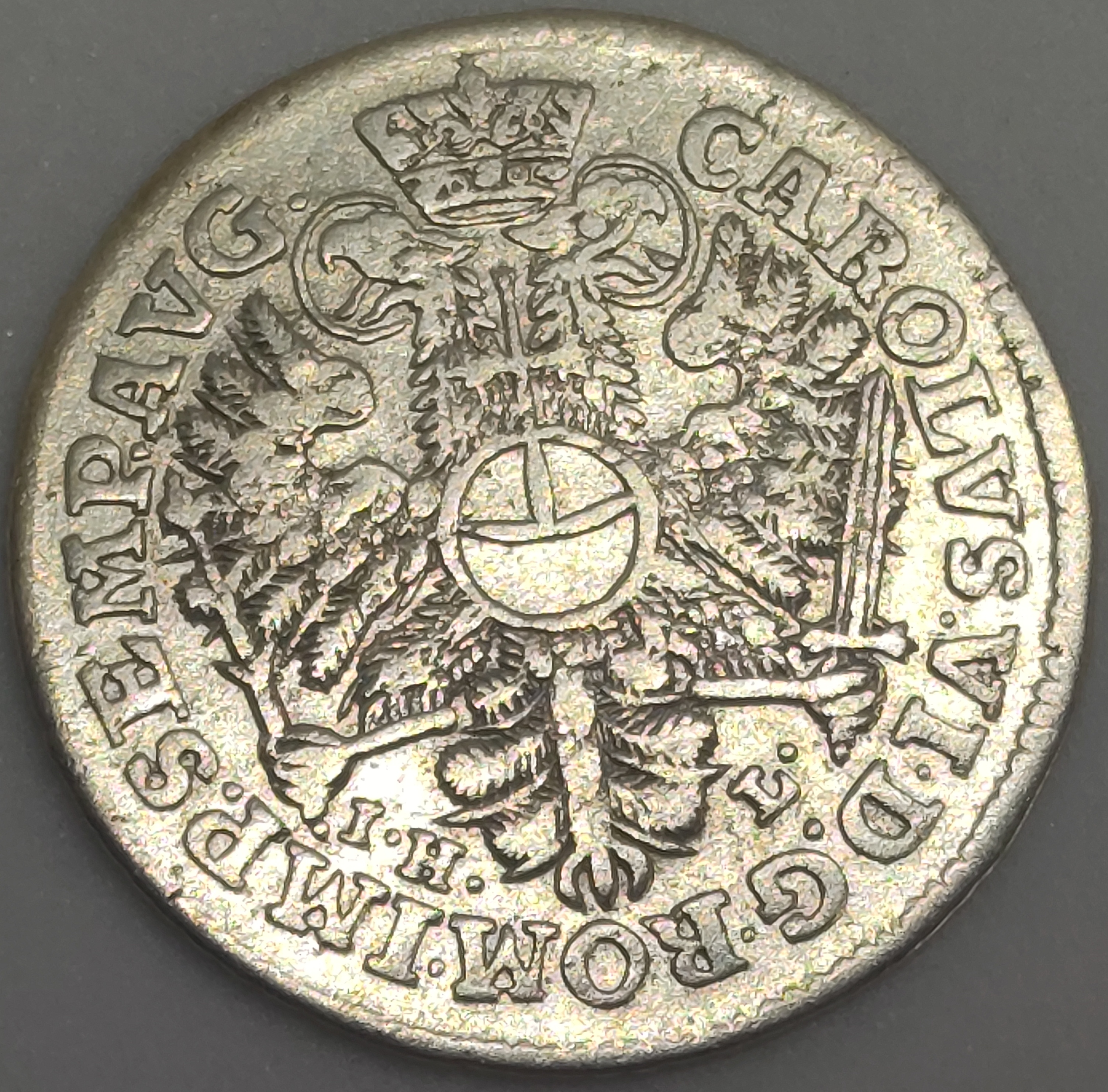 Stará Stříbrná mince 4 Schilling 1727, Karel VI. Stav: XF