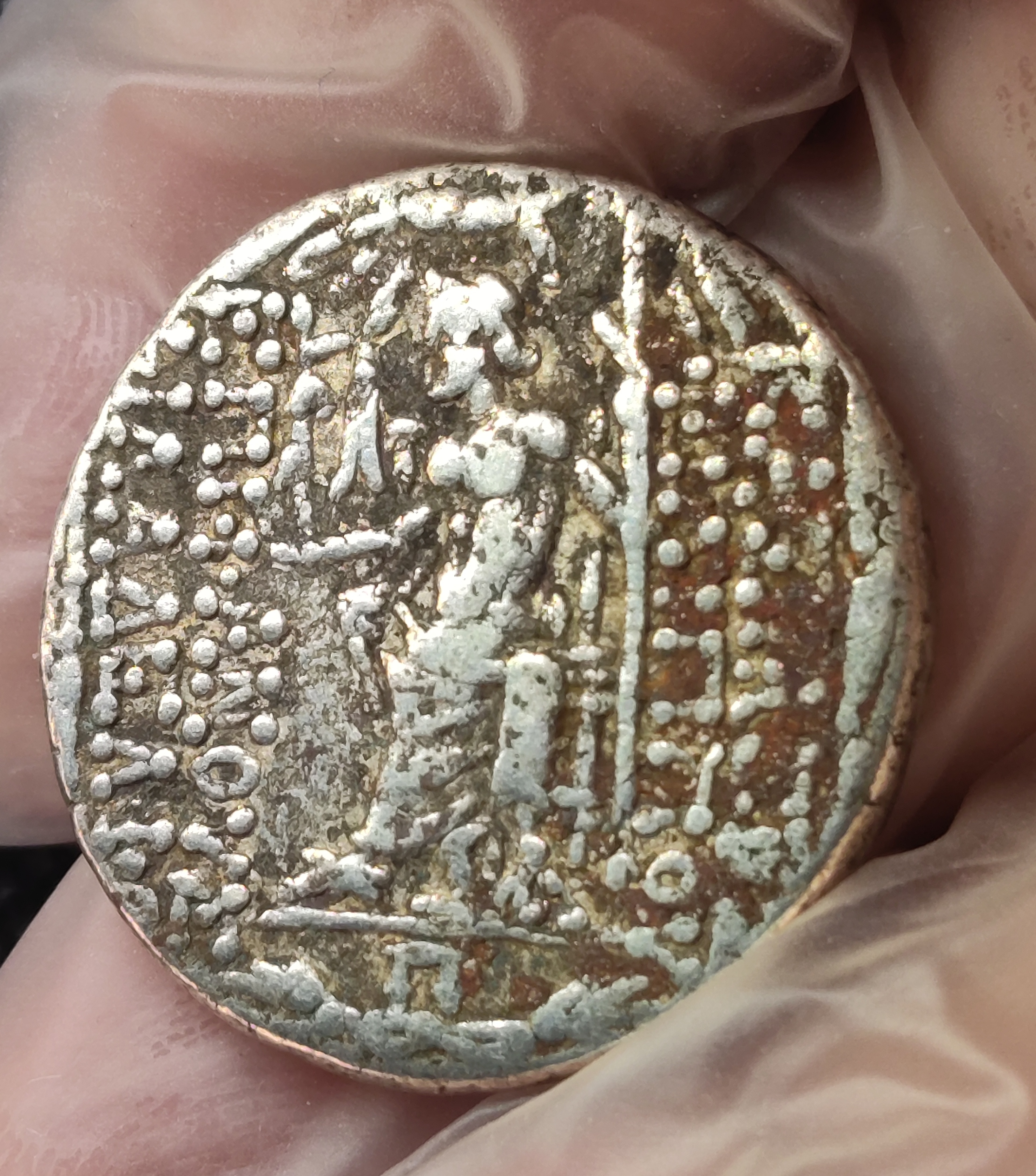Stříbrná Tetradrachma Philip I. Filadelfos 92-83 př. n. l.