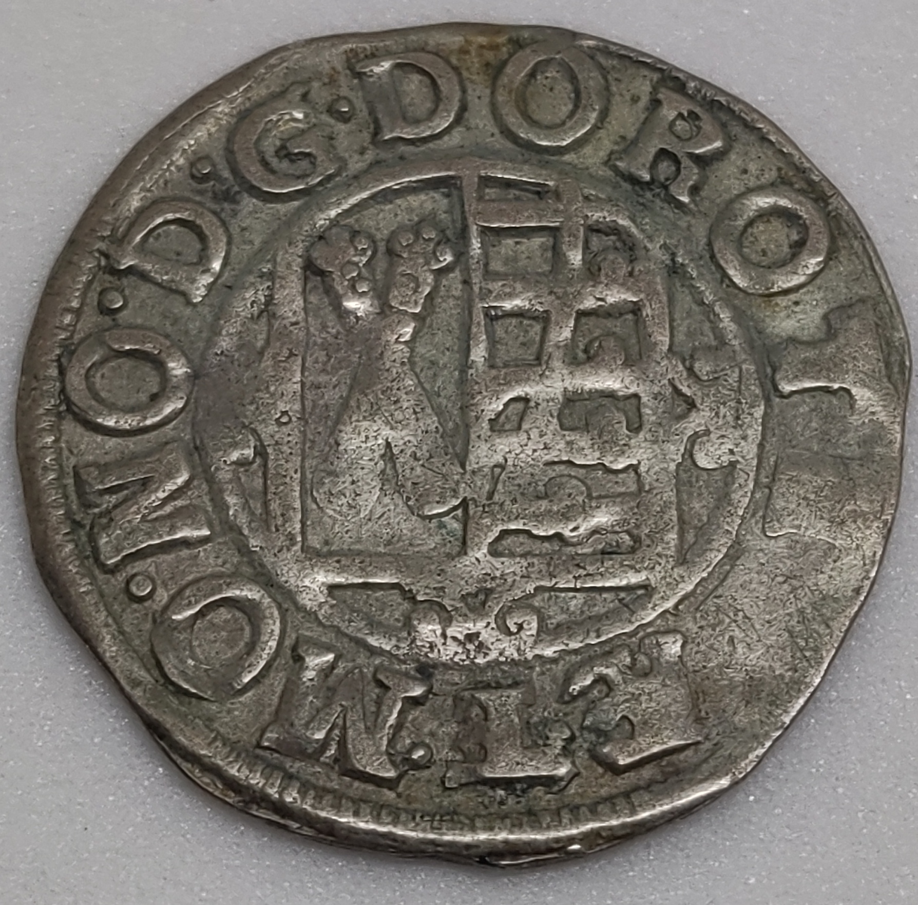 Stříbrná mince 1617, Slezký poltorak, 1,35 gramů, Kod 4042