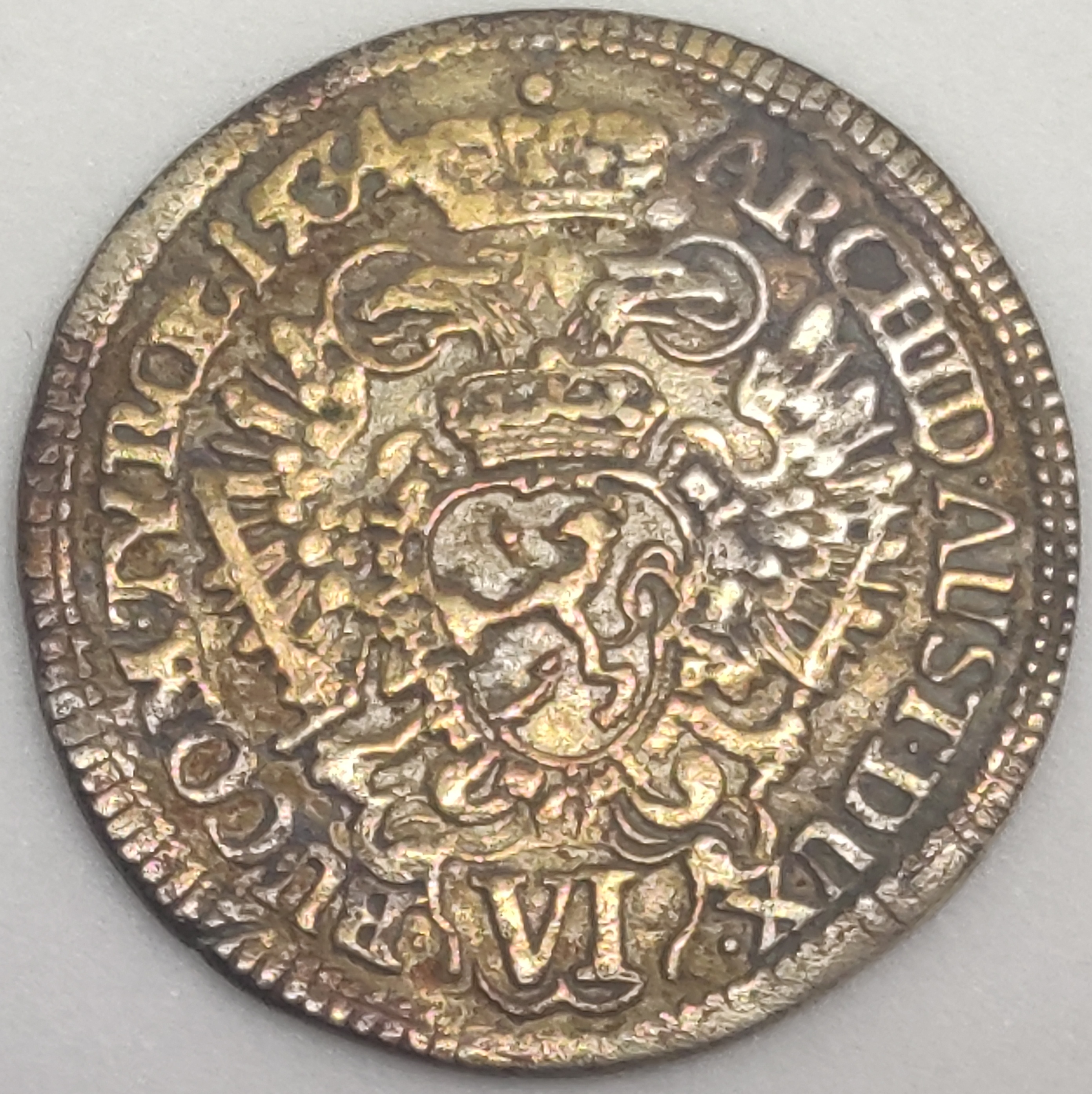 Stříbrná mince Karel VI, 6 Krejcar 1724, Čechy