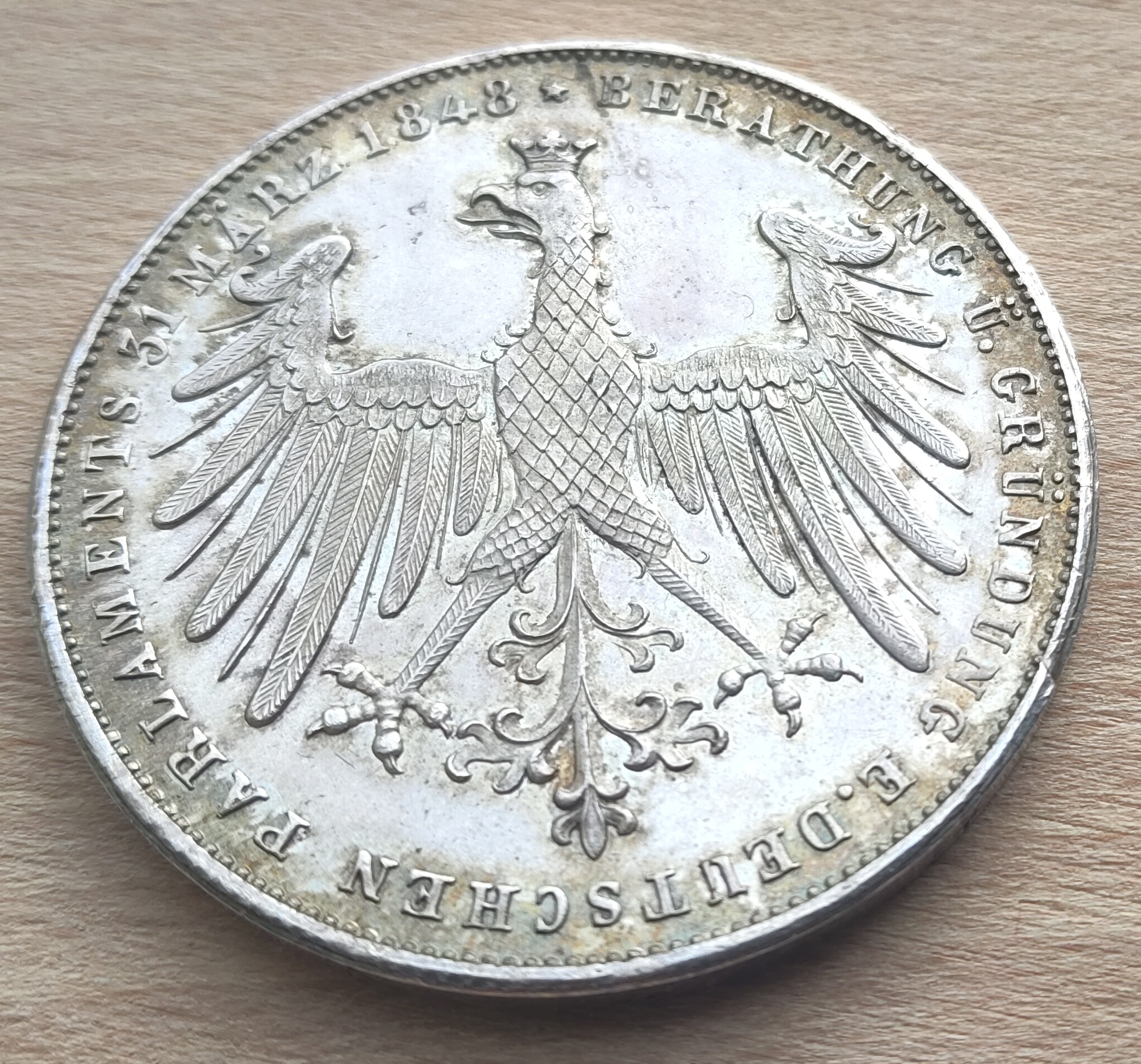 Velice Vzácná dvojitá guldenová stříbrná mince z roku 1848 !!!