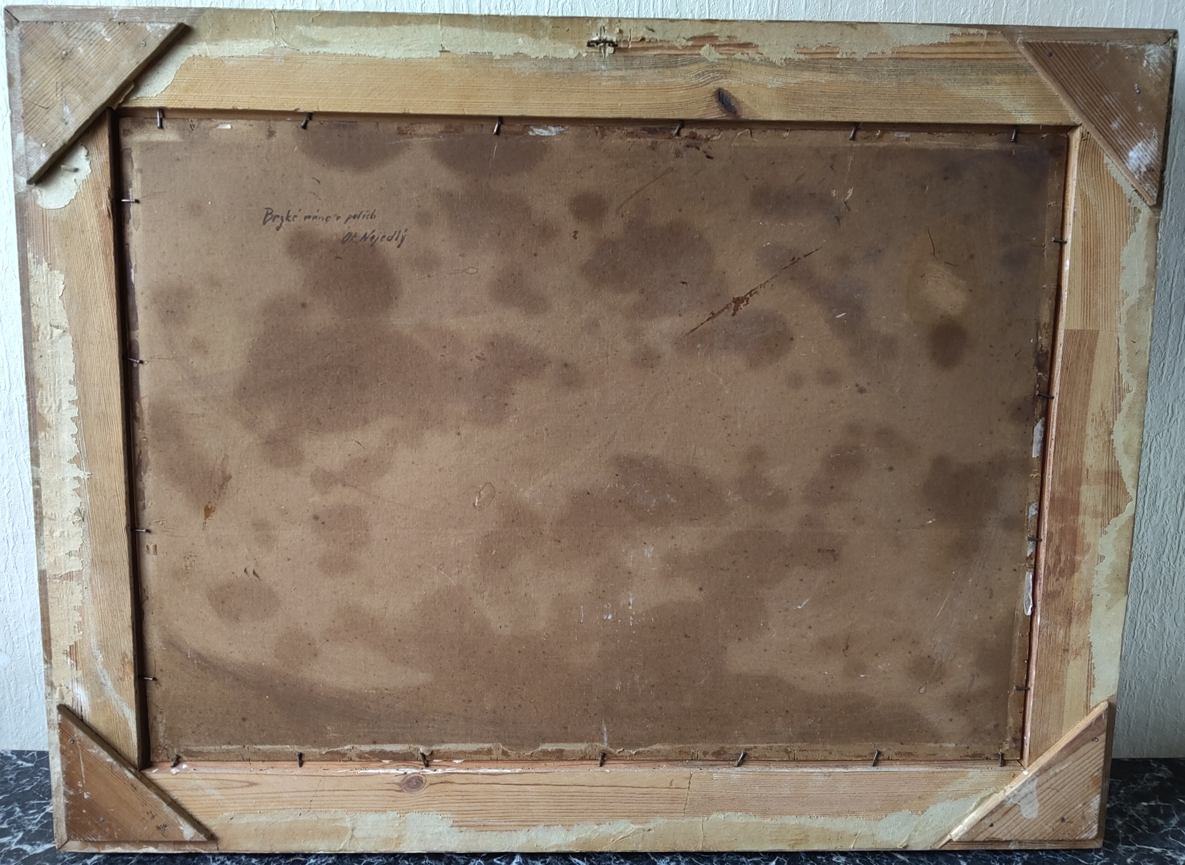 Otakar Nejedlý - Obraz, olej na překližce. 64cm x 68cm