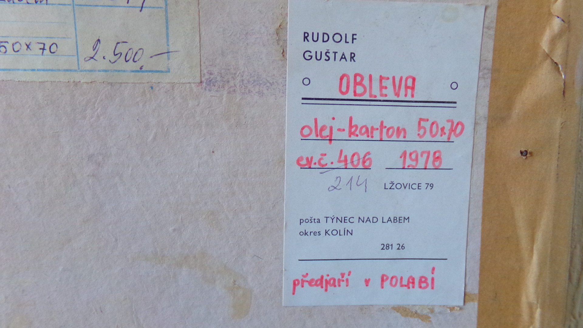 Krásný obraz Obleva - Předjaří v polabí - Rudolf Guštar č.3