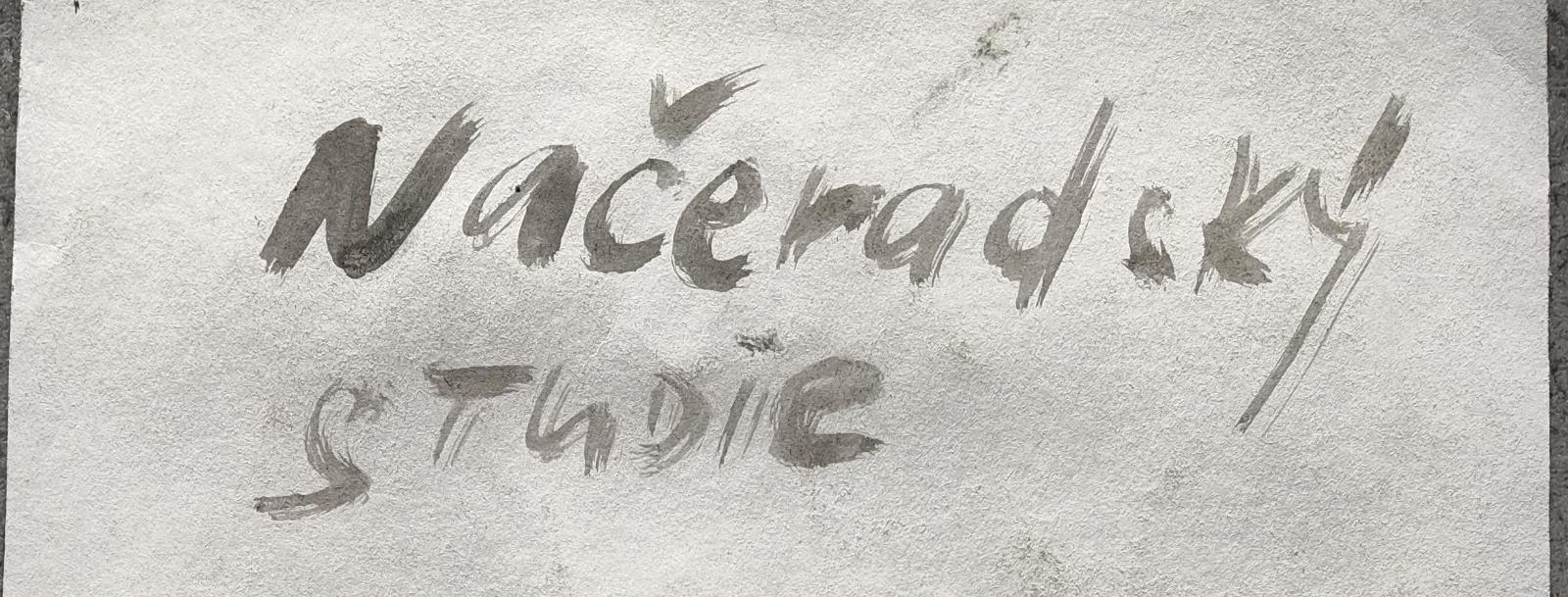 Načeradský studie, Olej na kartonu - Krásný rozměr 34x55 cm. PĚKNÝ !!!