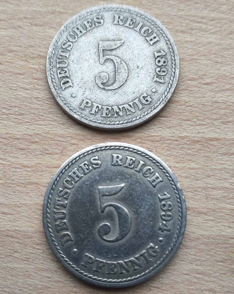 Ohromná MEGA sbírka 5 feniků - celkem 1611 ks, Různé ročníky po kusech