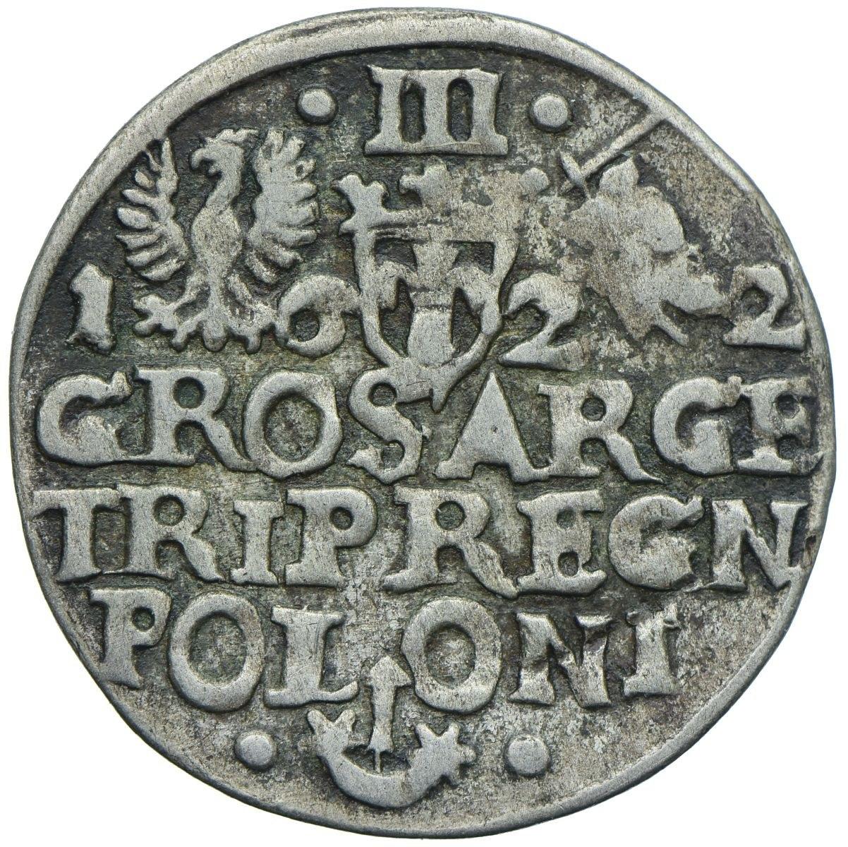 Pěkný Stříbrný Polský 3 Groš, Rok 1622, Zikmund III. Vasa 1,62 gramů, Kod 4077