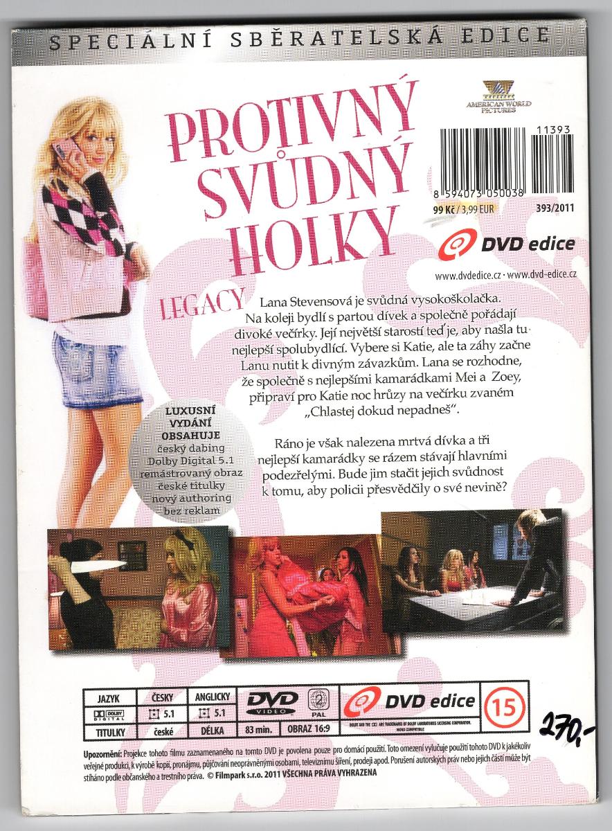 DVD Protivný svůdný holky