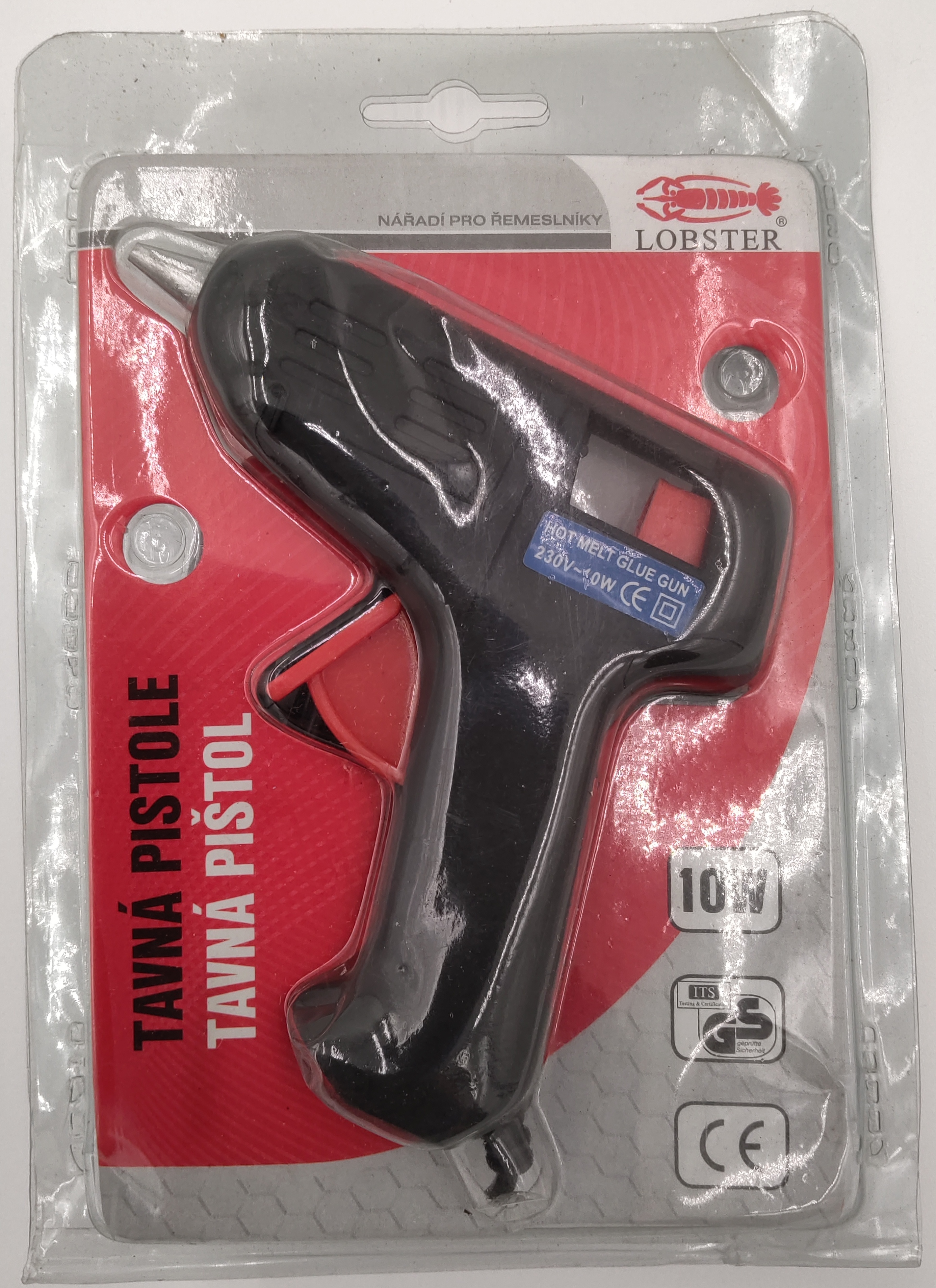 Tavná mini pistole 10W Průměr 7mm + 2 tavní tyčinky