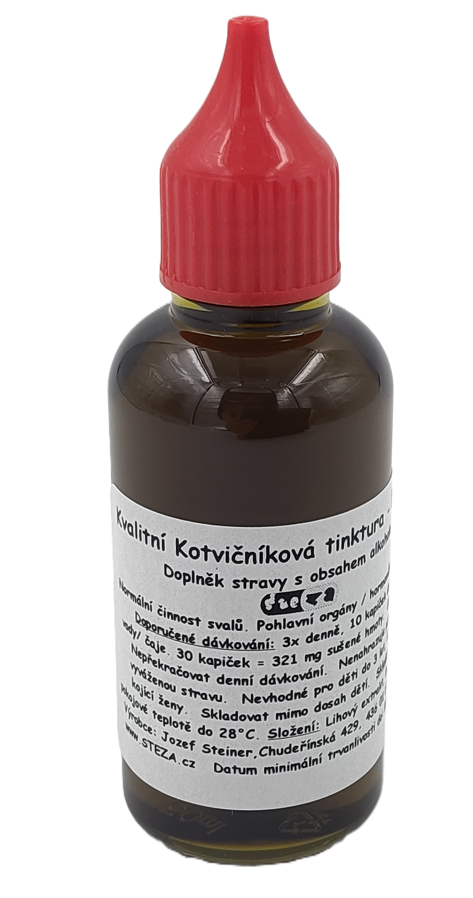 Tinktur - Kvalitní Kotvičníková tinktura - FORTE 50 ml.