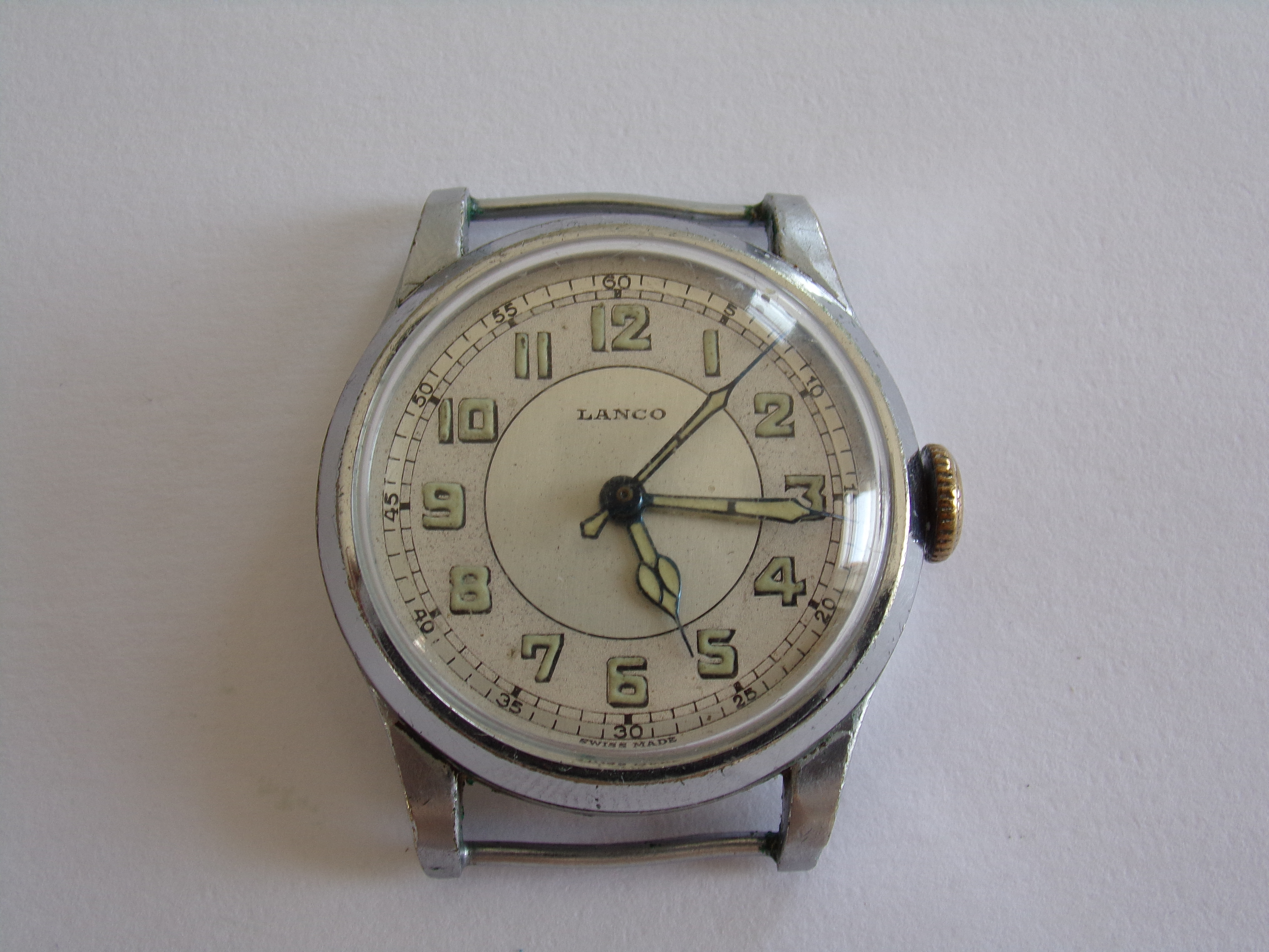Staré náramkové hodinky LANCO