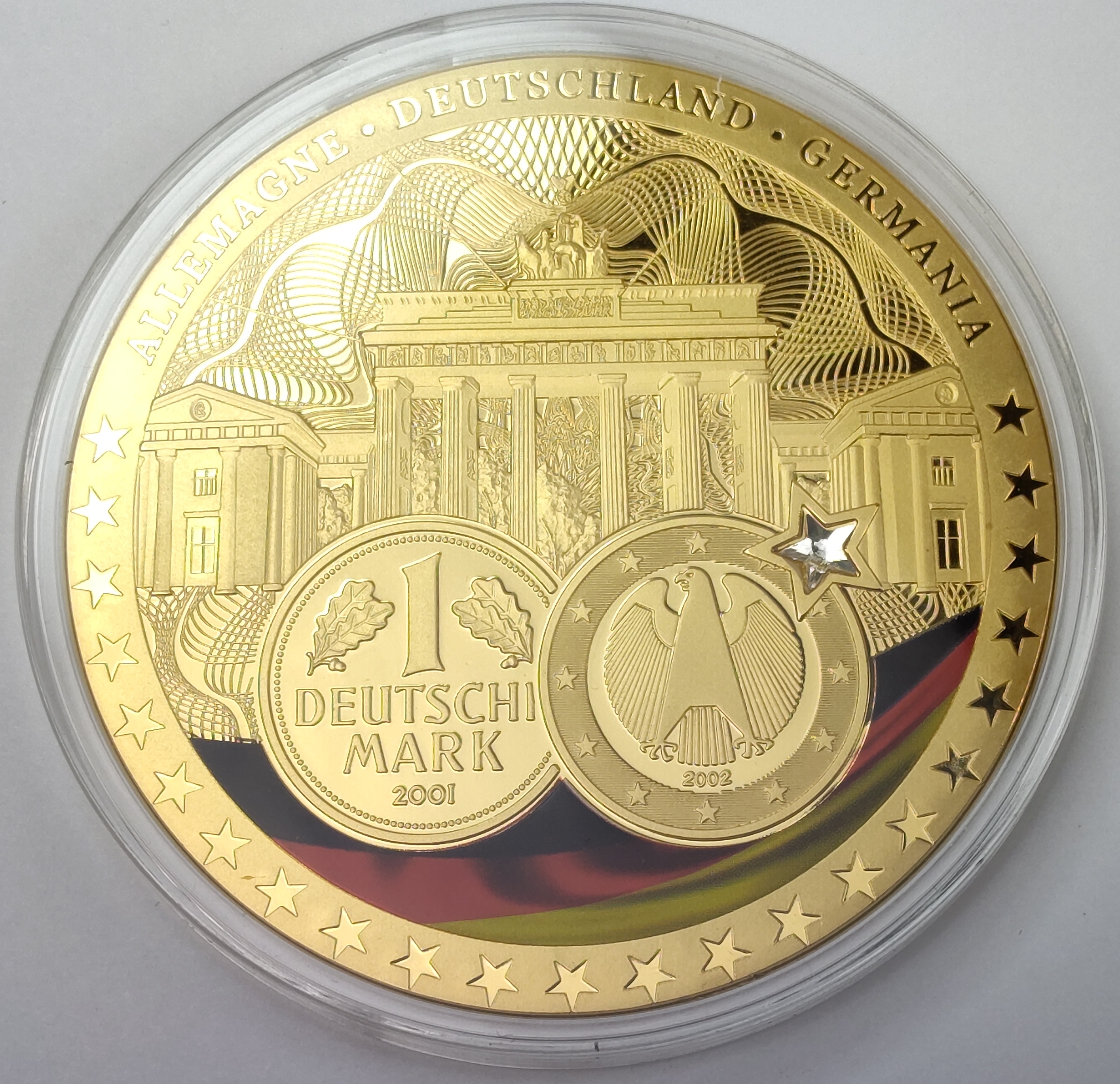 Pamětní mince Německo, 1 DEUTSCHI MARK 2001, č.13