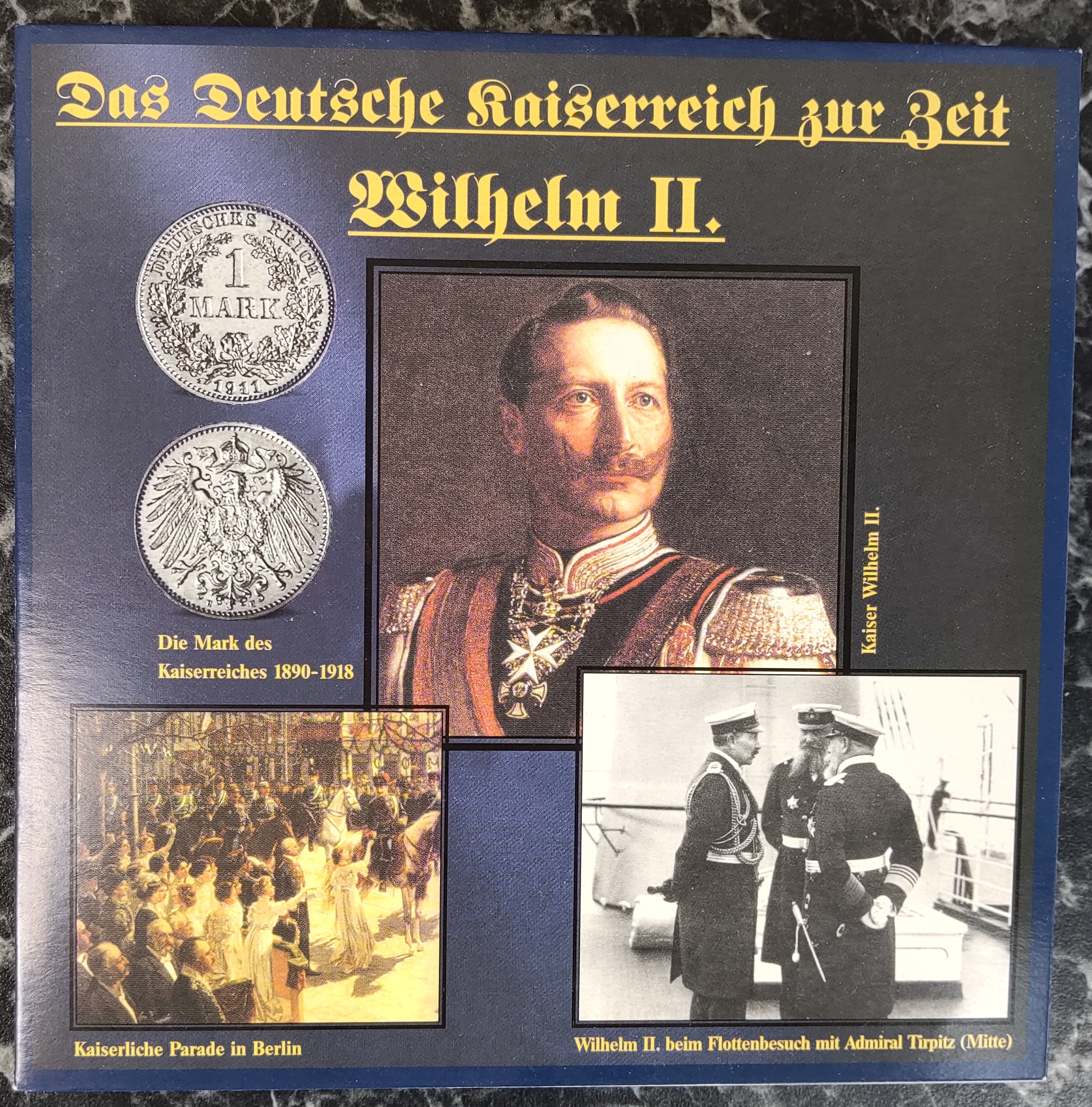 Prusko 1890-1918 Říše v době Vilhelma II. Sada 6 mincí, některé ve stříbře