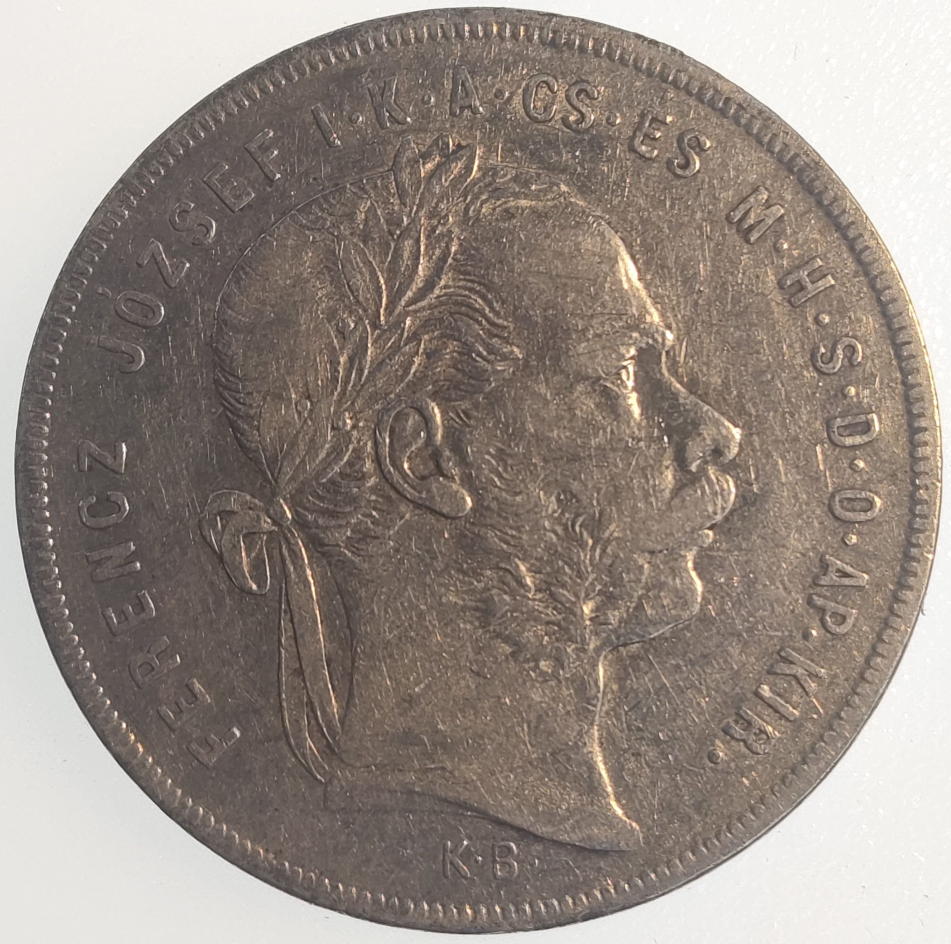 Stříbrný 1 Zlatník 1879 KB František Josef I.