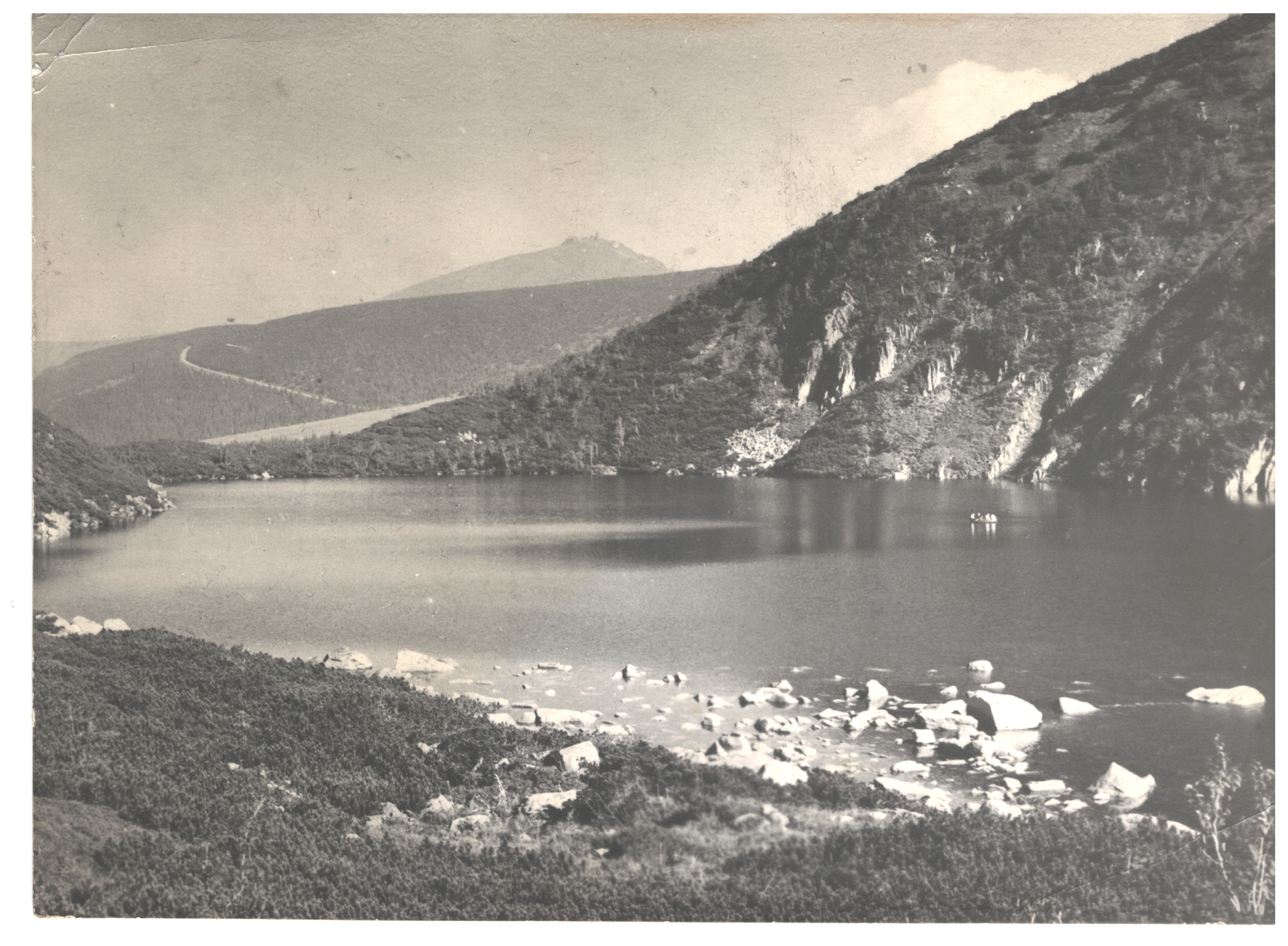 Stará Pohlednice Krkonoše - Wielki staw, foto J. Korpal