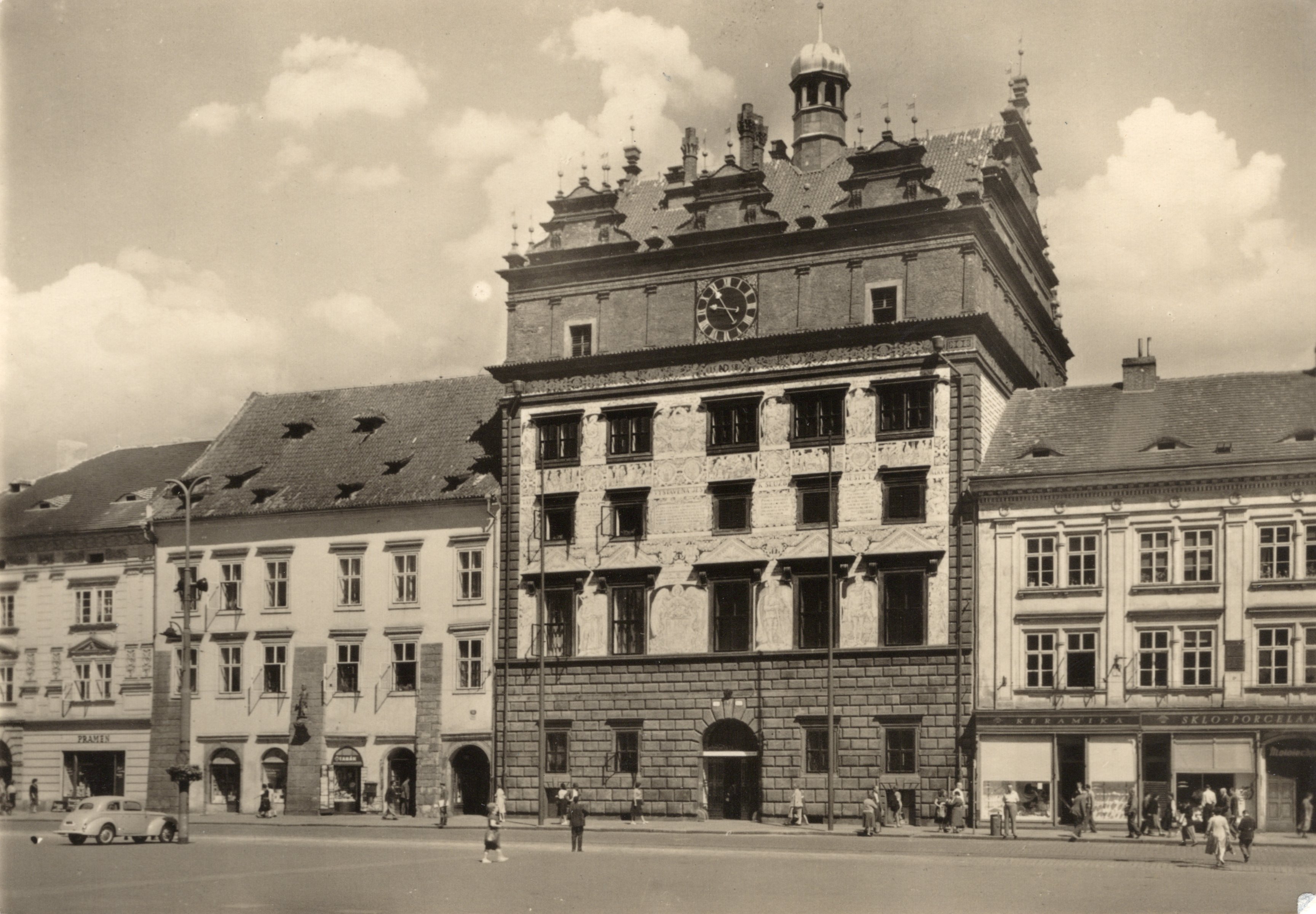 Stará Pohlednice Plzeň, Městská radnice