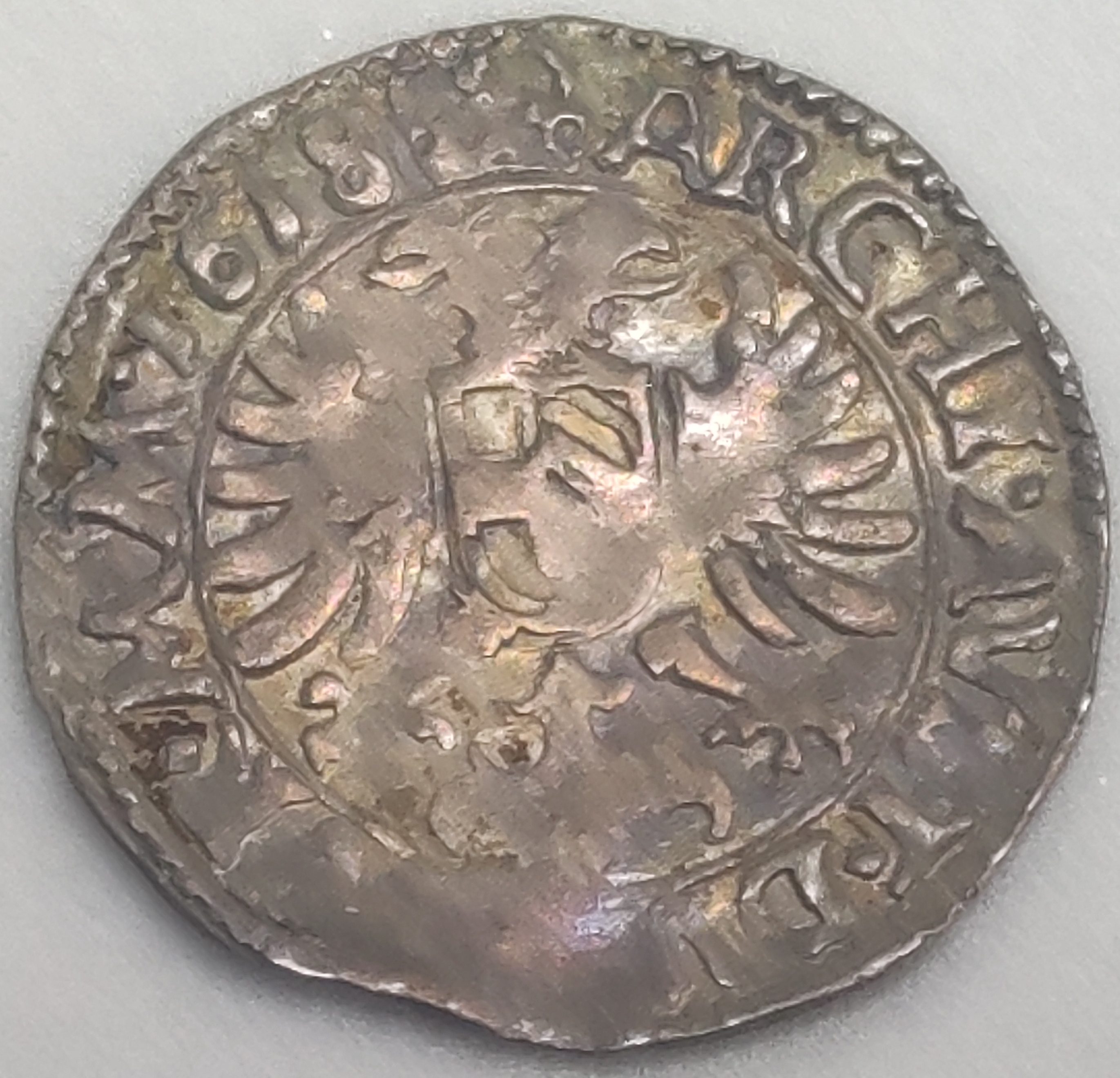 Stará Stříbrná mince Bílý groš 1618, Matyáš II.