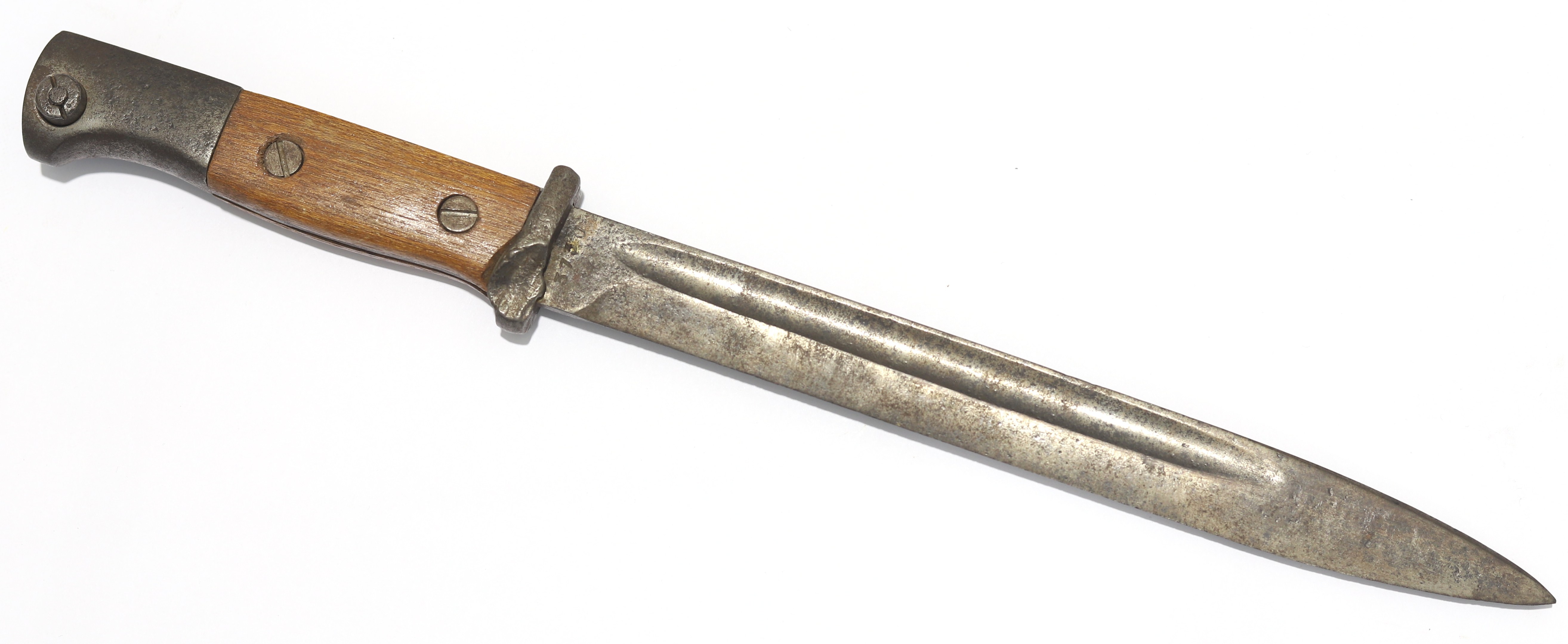 Starý Německý bajonet Mauser ! Číslovaný 3730, Délka 38,5 cm