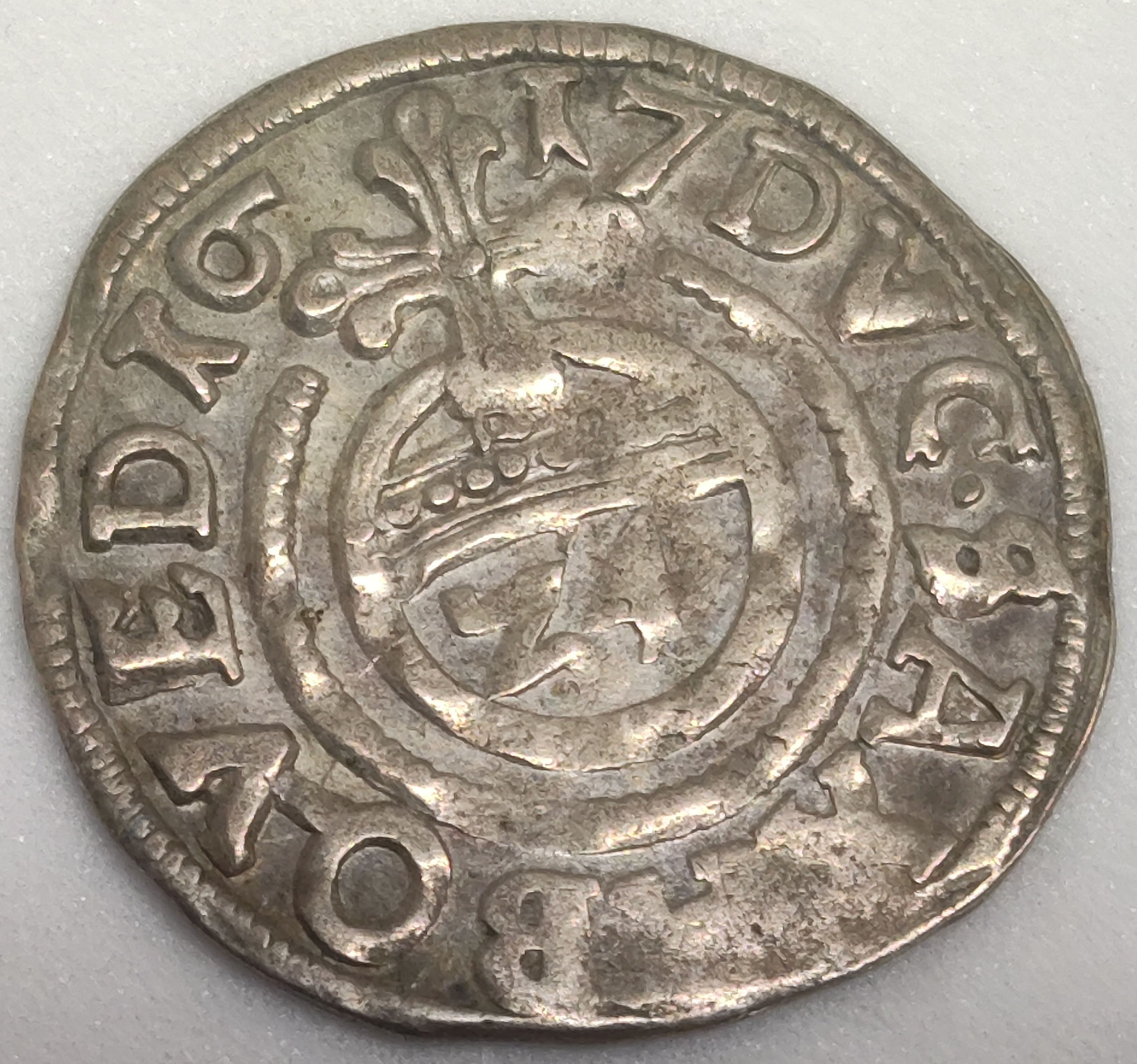Stříbrná mince 1617, Slezký poltorak, 1,35 gramů, Kod 4042