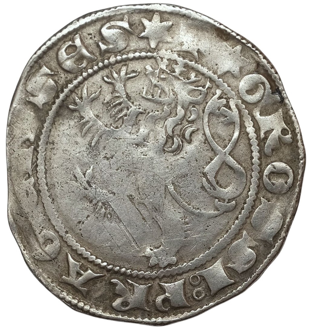 Pražský groš, Stříbro 3,89 gramů - RARITA !