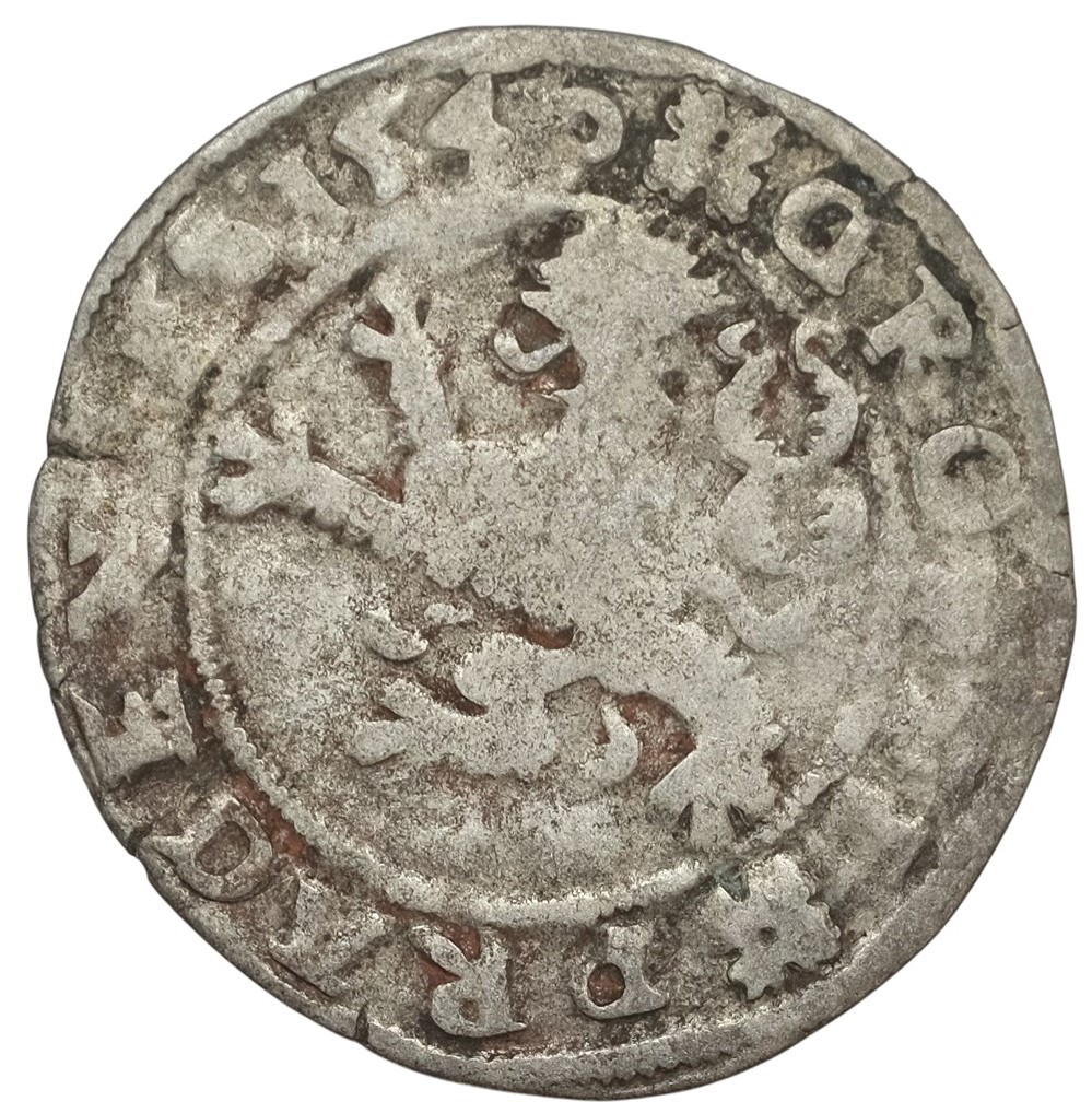 Pražský groš, Stříbro 2,68 gramů - Rok 1540, Pěkný
