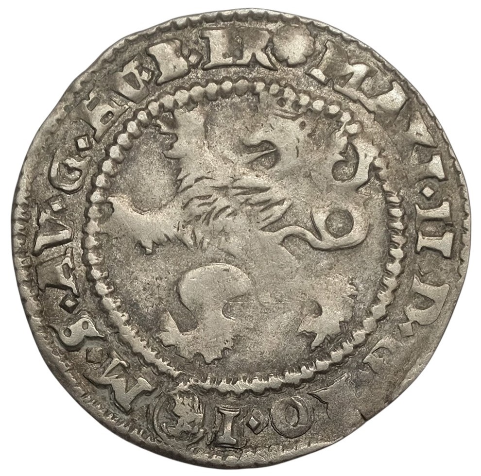 Stříbrná mince Bílý Groš rok 1576 - Rudolf II. 1,46 gramů