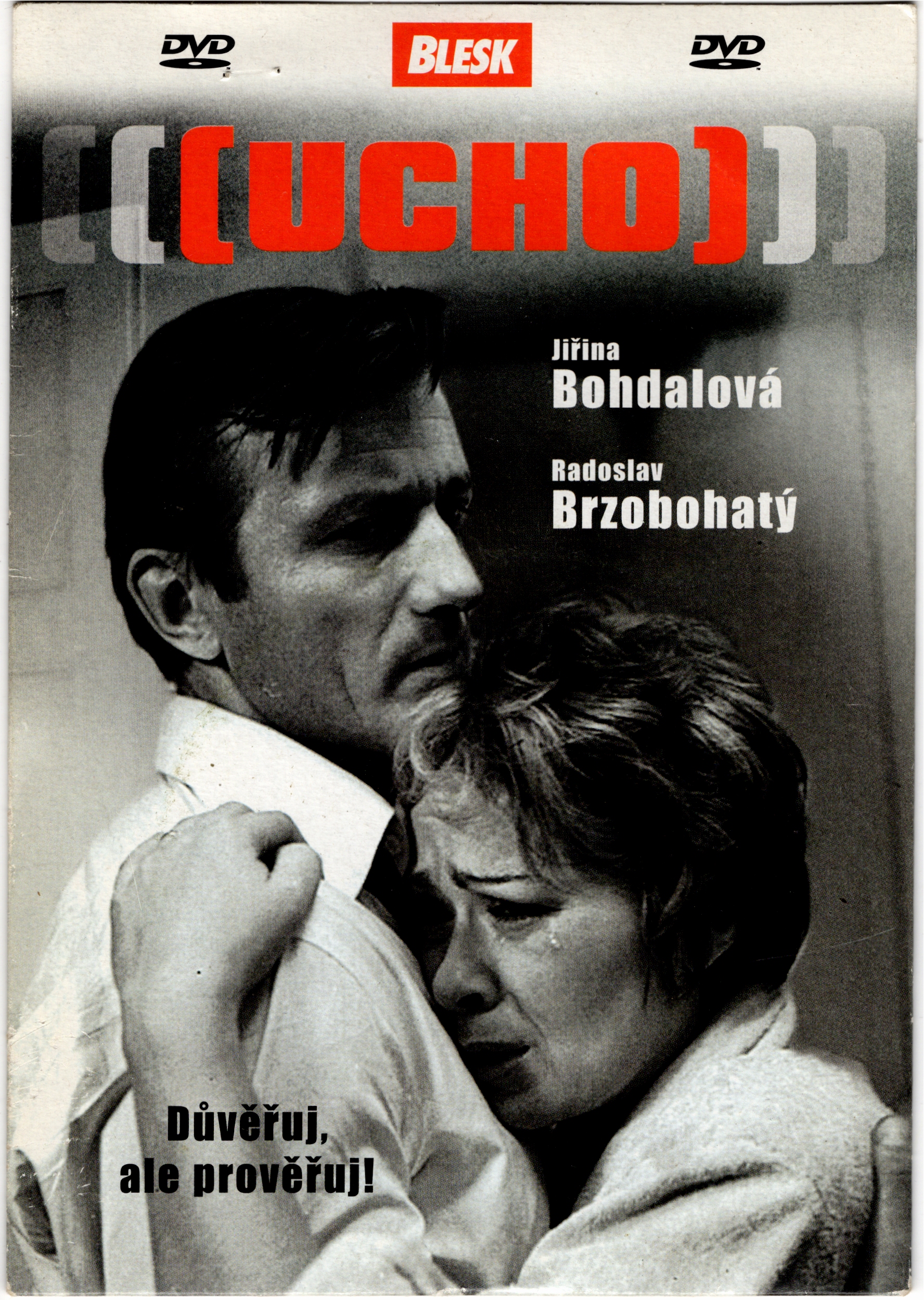 DVD Film - UCHO - Jiřina Bohdalová a Radoslav Brzobohatý