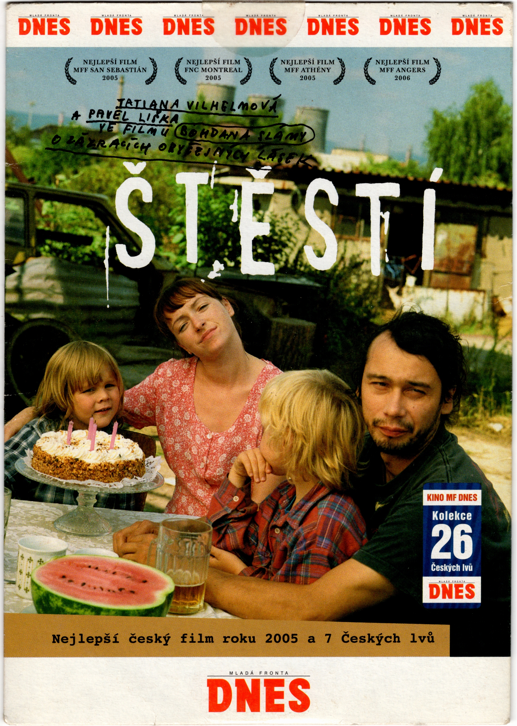 DVD Film - Štěstí - Nejlepší český film 2005 !