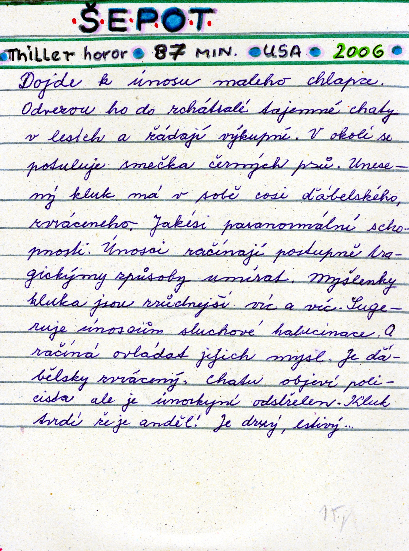 DVD Film - ŠEPOT