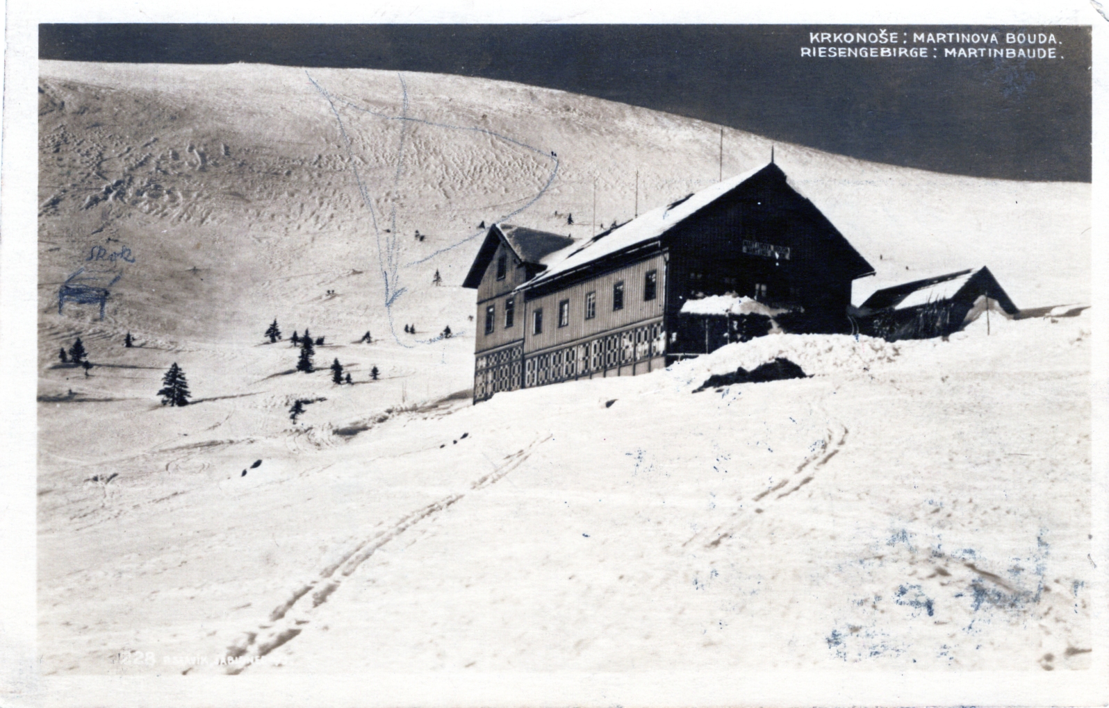 Stará Pohlednice Krkonoše, Martinová bouda