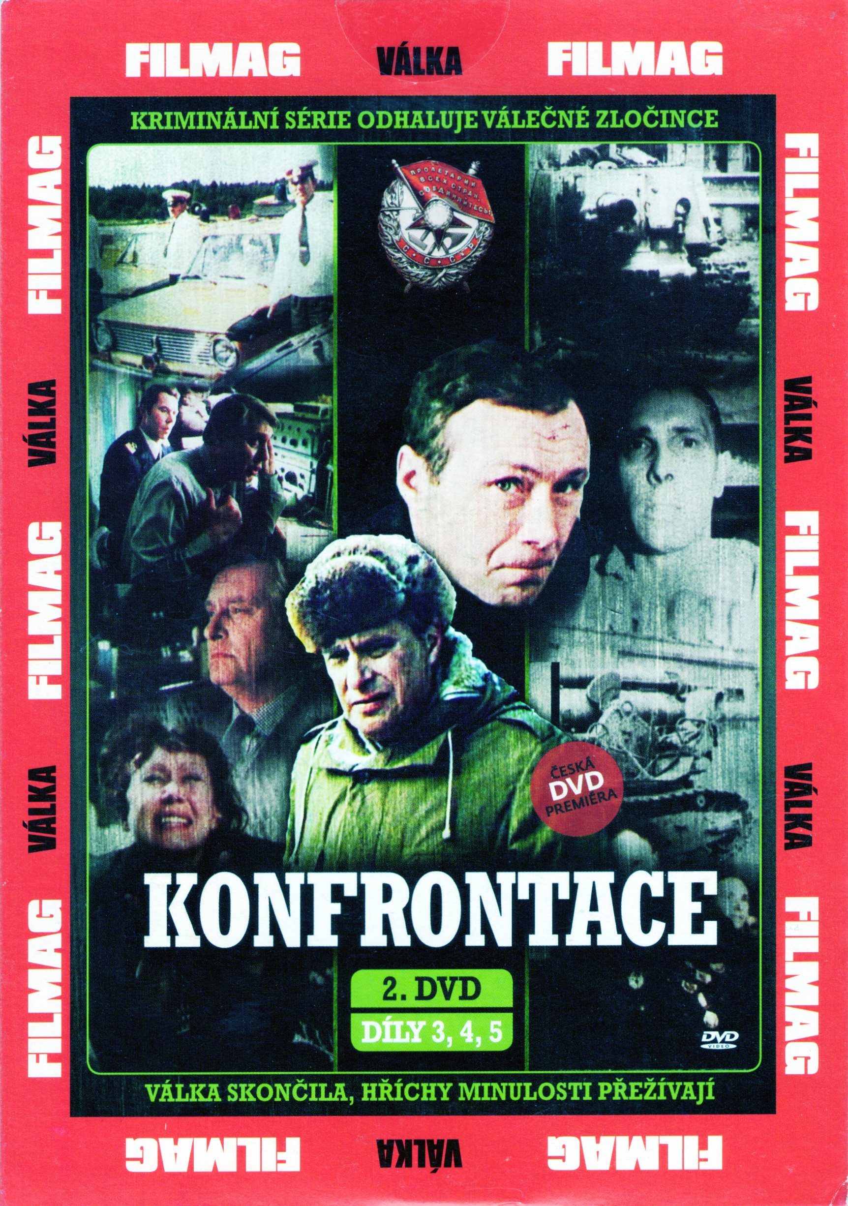 DVD KONFRONTACE 2dvd - Díly 3,4,5